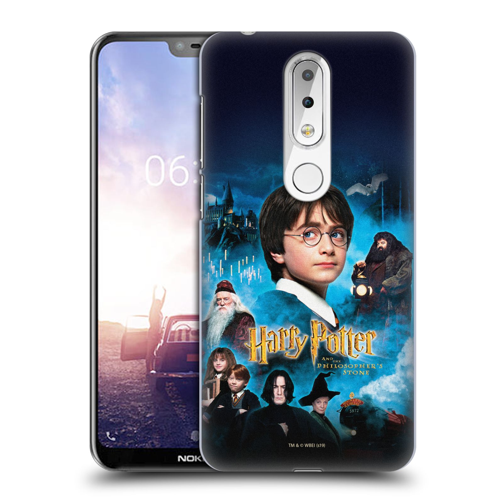 Pouzdro na mobil Nokia 6.1 PLUS - HEAD CASE - Harry Potter a přátelé
