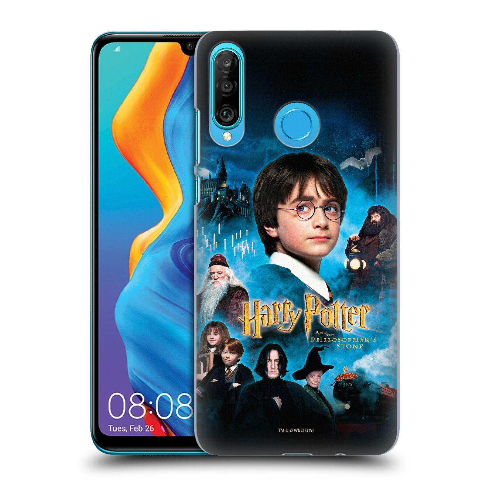 Pouzdro na mobil Huawei P30 LITE - HEAD CASE - Harry Potter a přátelé