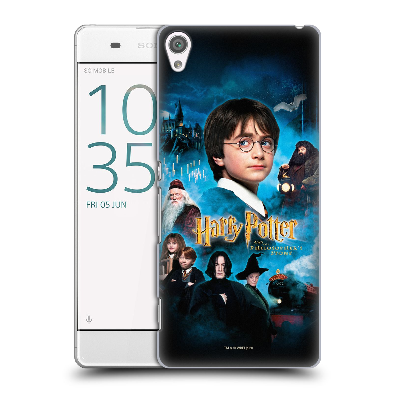 Pouzdro na mobil Sony Xperia XA - HEAD CASE - Harry Potter a přátelé