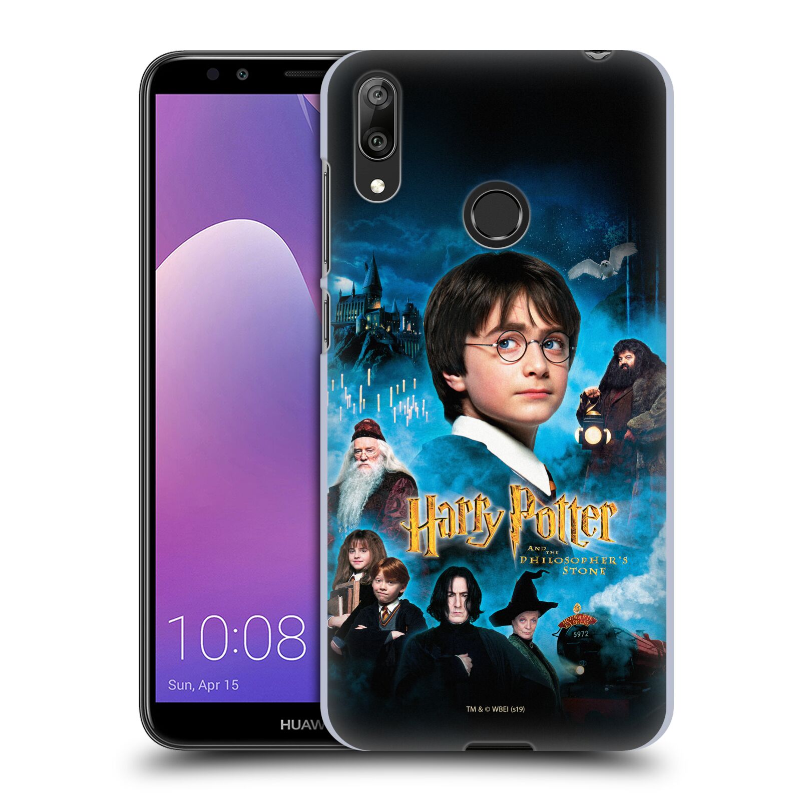 Pouzdro na mobil Huawei Y7 2019 - HEAD CASE - Harry Potter a přátelé
