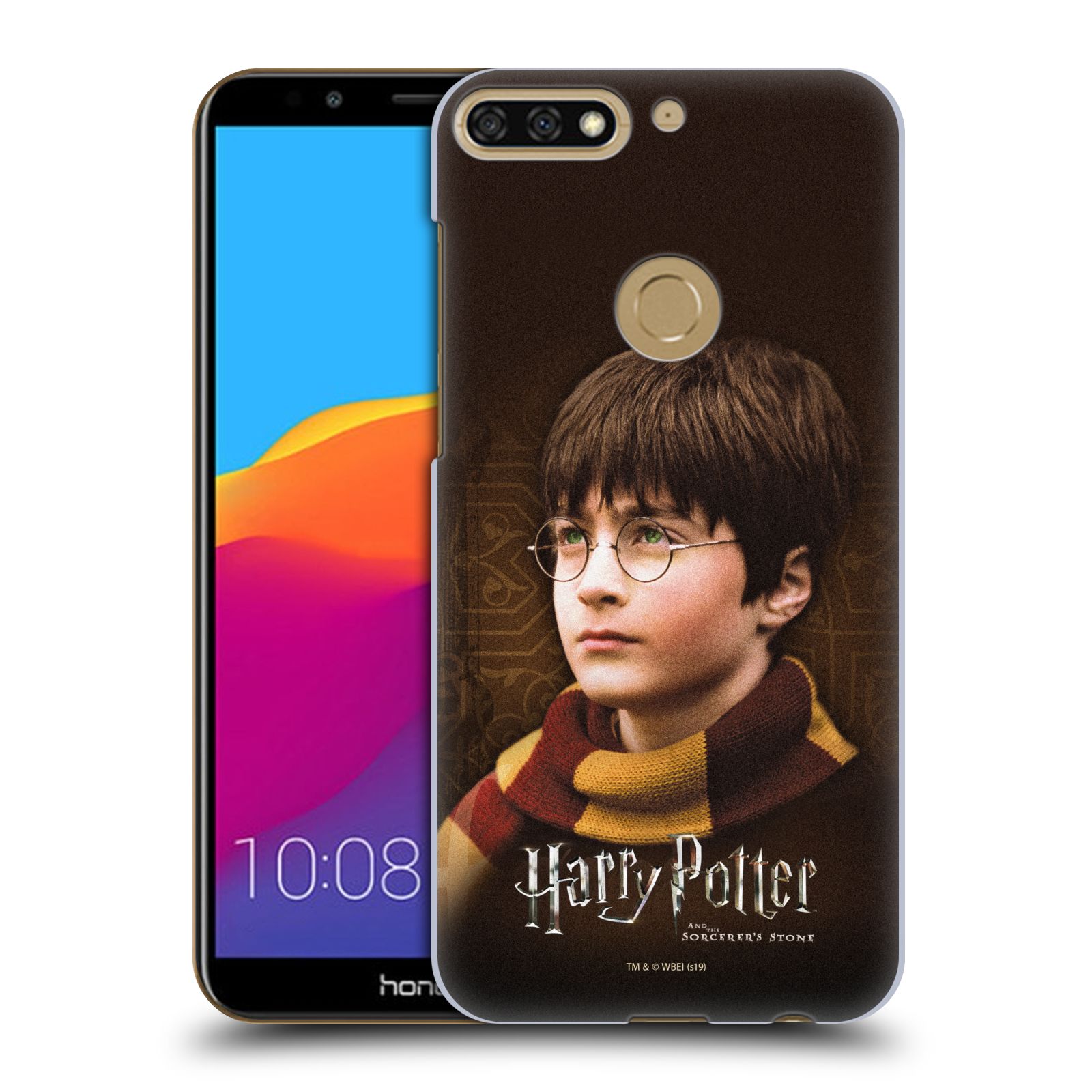 Pouzdro na mobil HONOR 7C - HEAD CASE - Harry Potter s šálou
