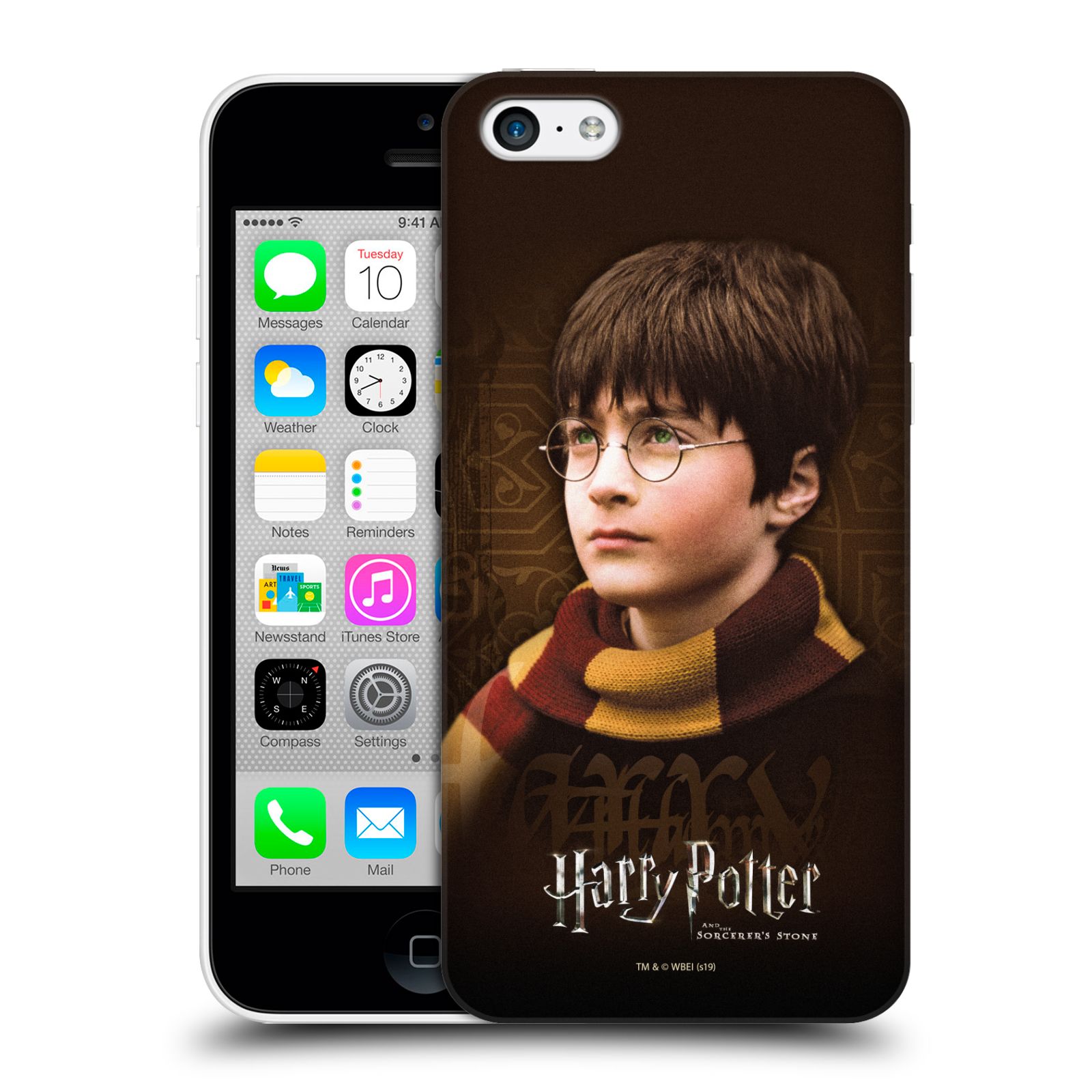 Pouzdro na mobil Apple Iphone 5C - HEAD CASE - Harry Potter s šálou