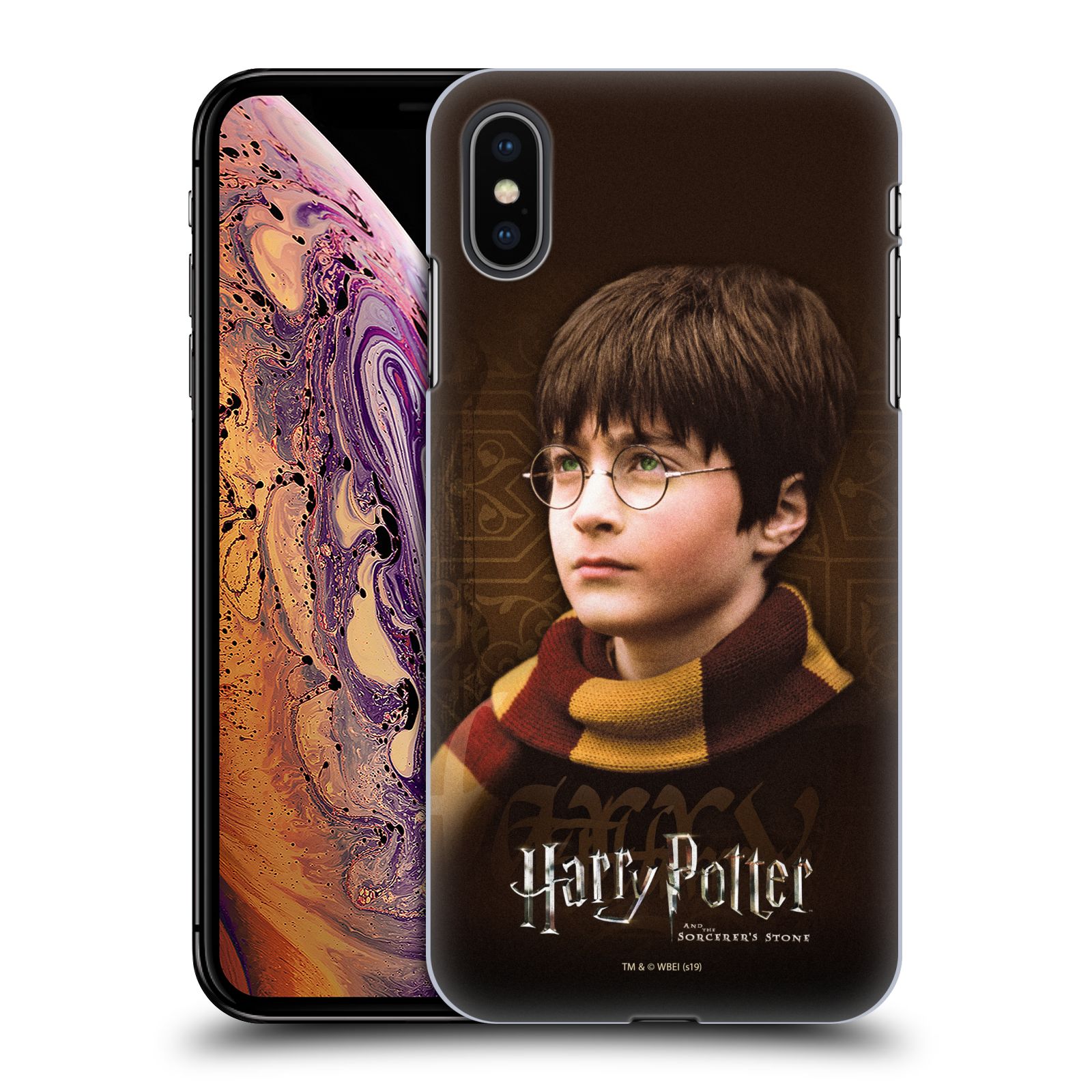 Pouzdro na mobil Apple Iphone XS MAX - HEAD CASE - Harry Potter s šálou