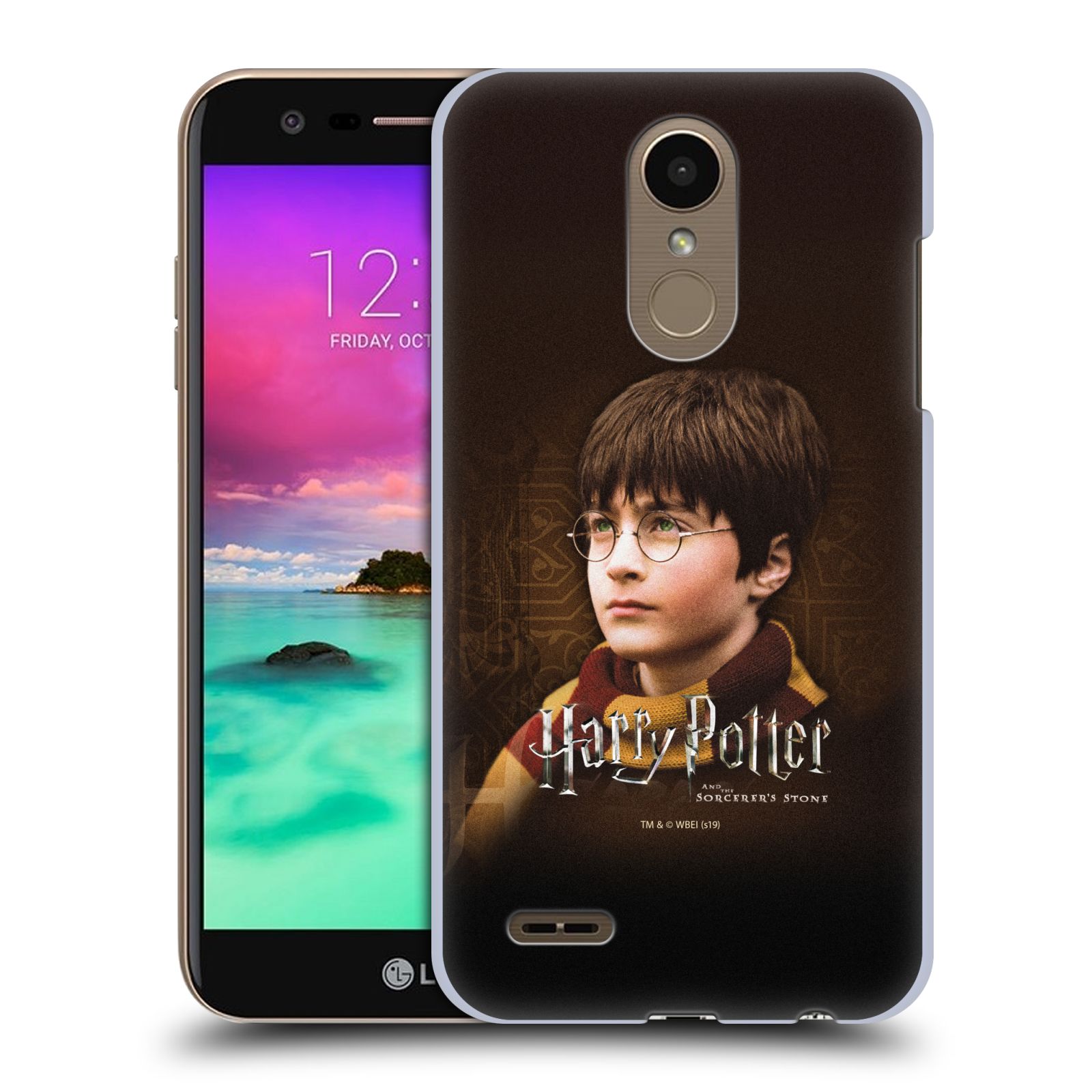Pouzdro na mobil LG K10 2018 - HEAD CASE - Harry Potter s šálou