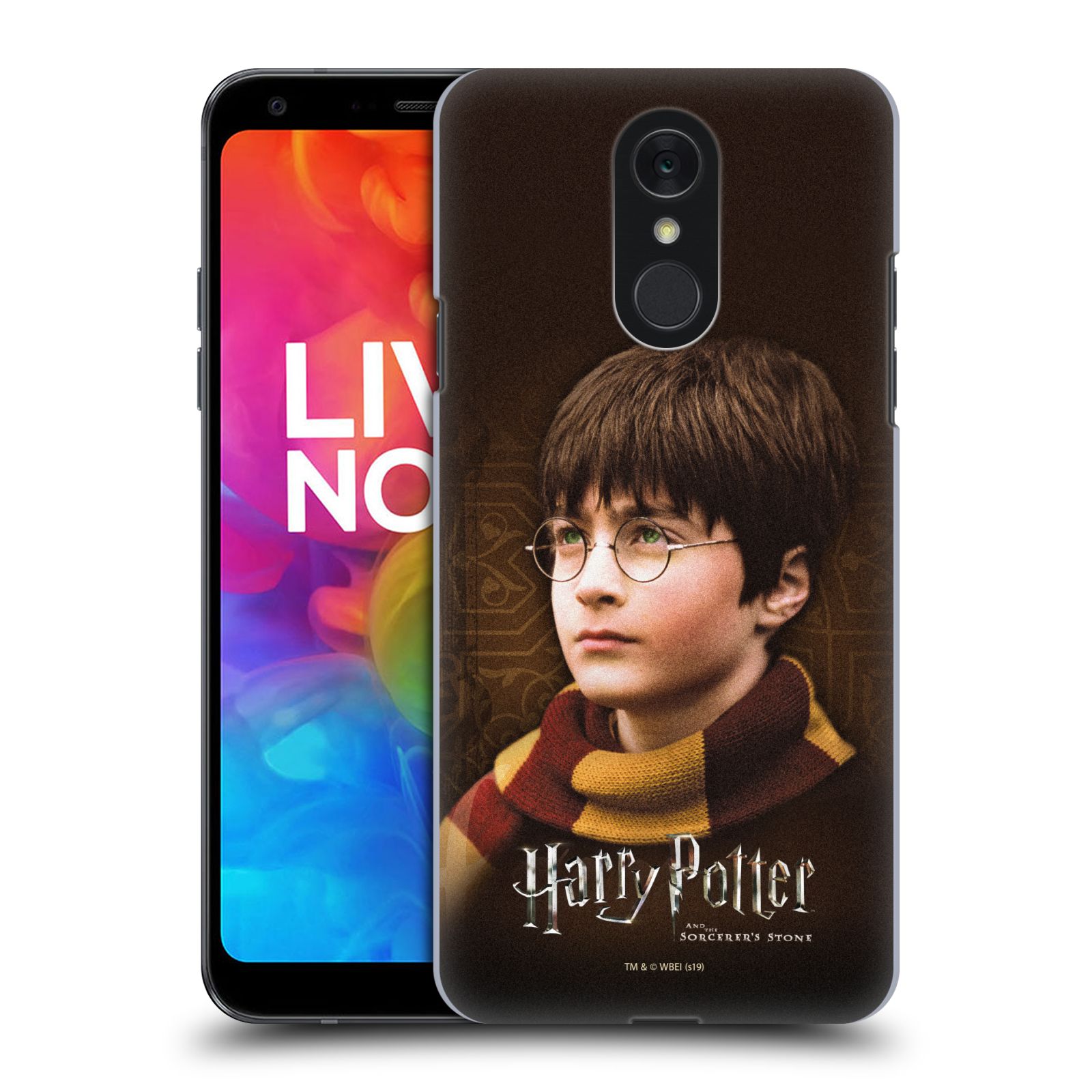 Pouzdro na mobil LG Q7 - HEAD CASE - Harry Potter s šálou