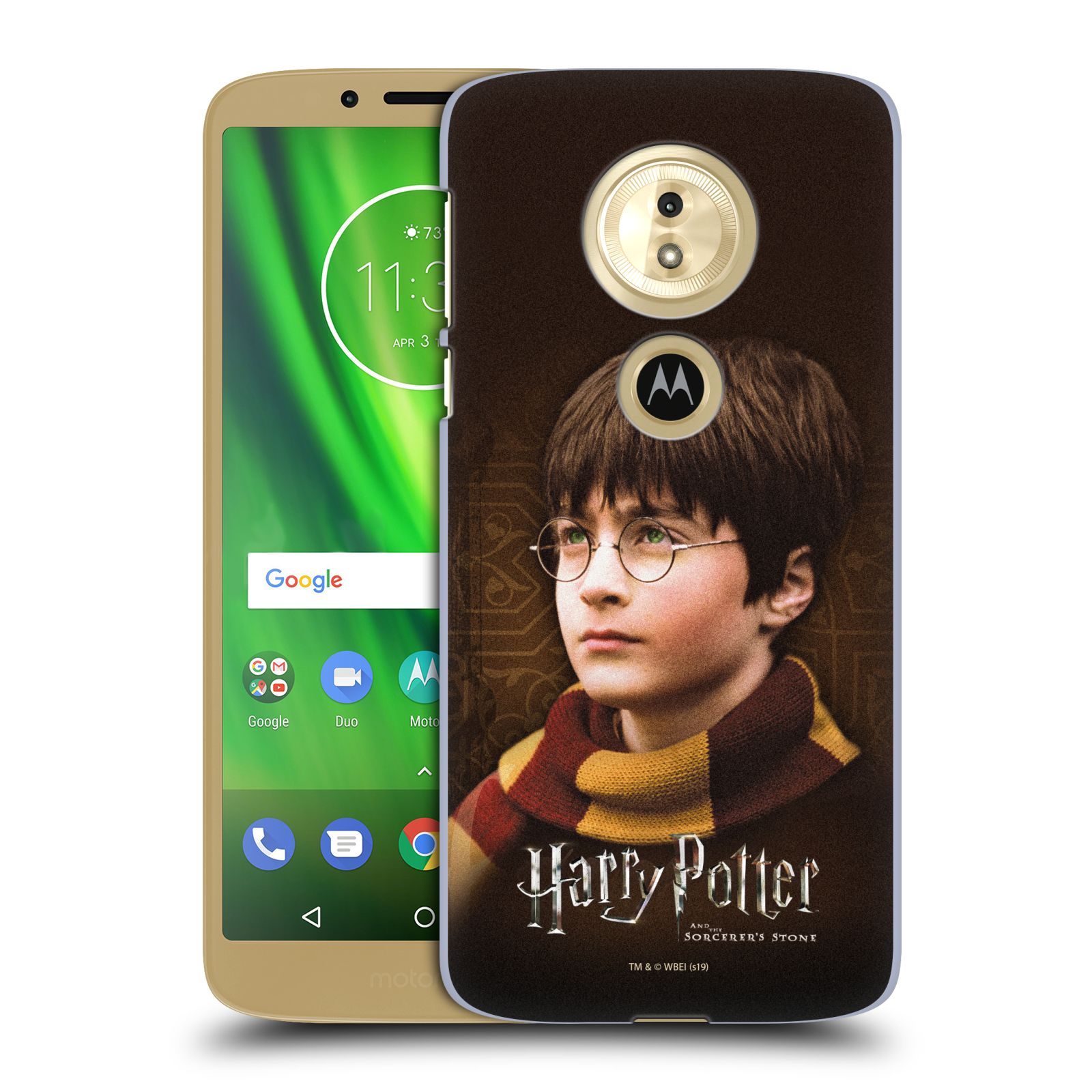 Pouzdro na mobil Motorola Moto E5 - HEAD CASE - Harry Potter s šálou