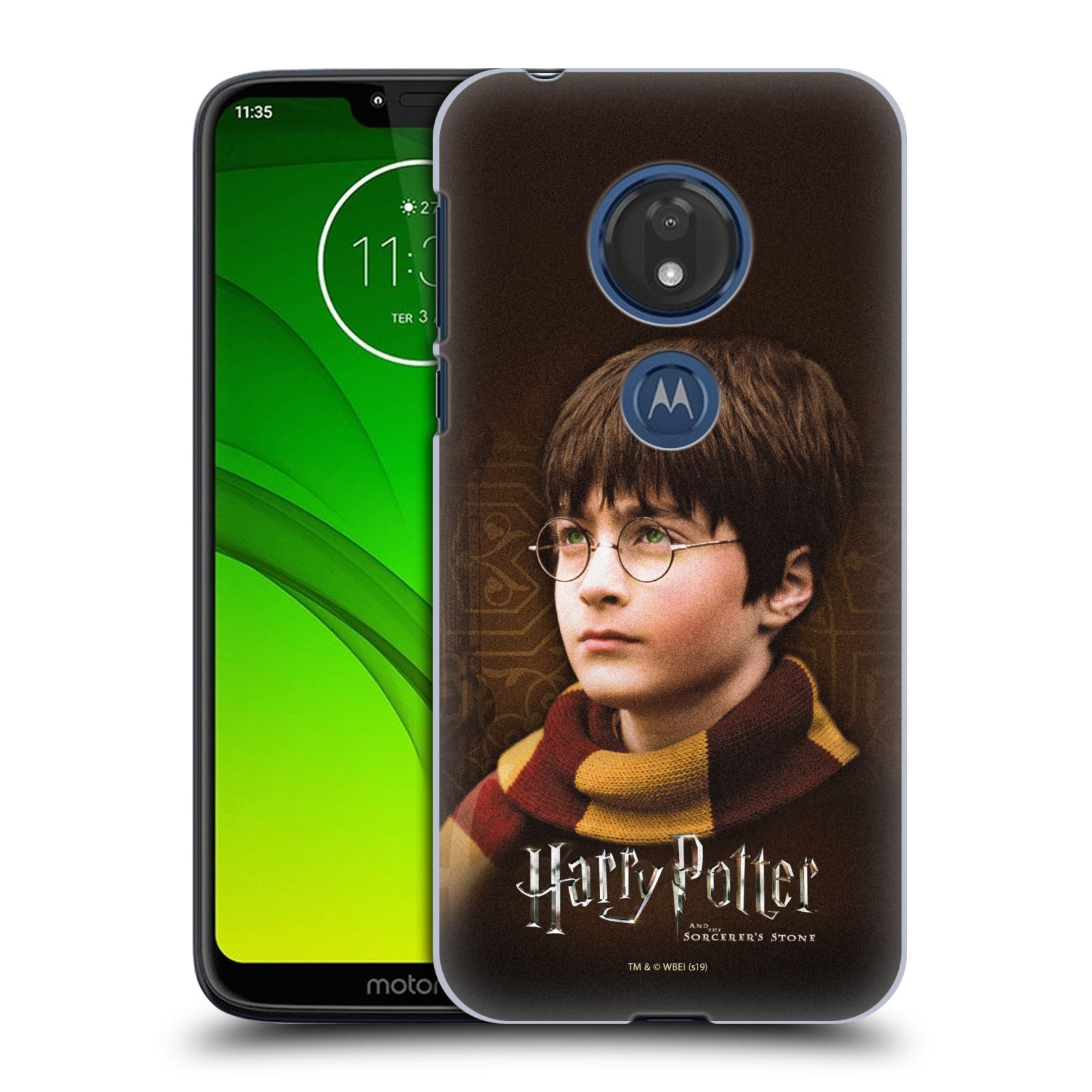 Pouzdro na mobil Motorola Moto G7 Play - HEAD CASE - Harry Potter s šálou