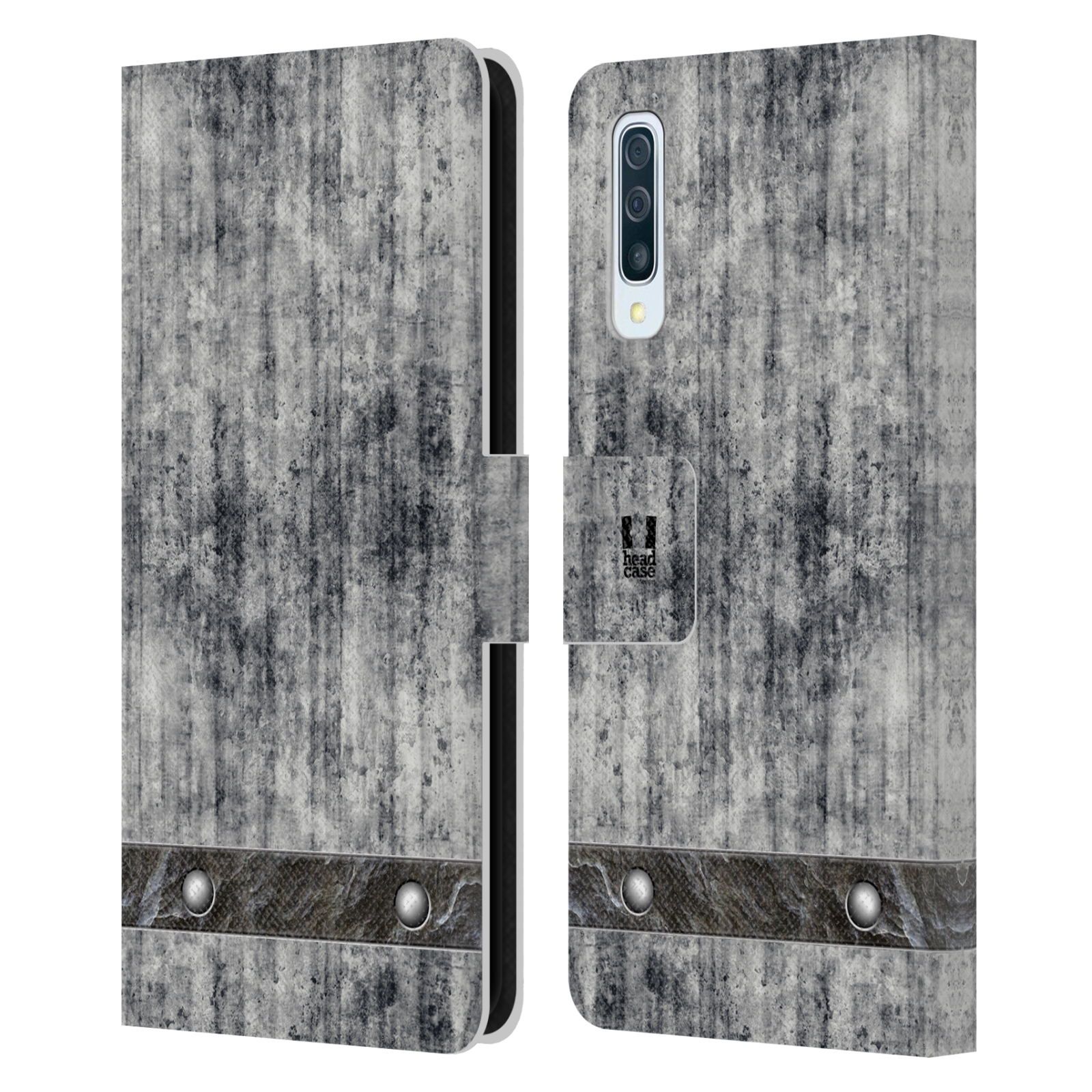 Pouzdro pro mobil Samsung Galaxy A50 / A30s - Stavební textura šedý beton