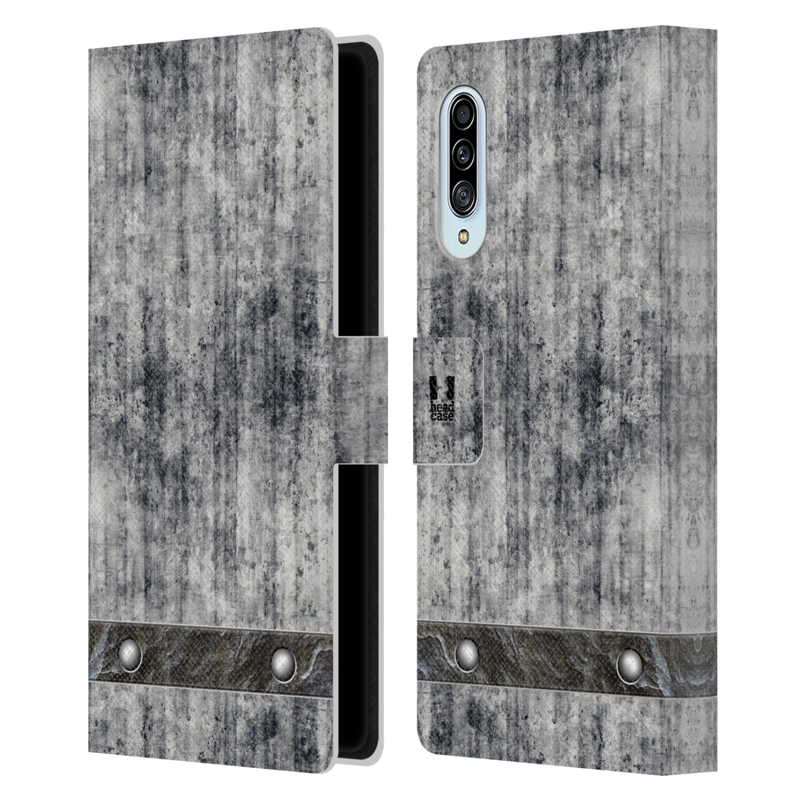 Pouzdro pro mobil Samsung Galaxy A90 5G  - Stavební textura šedý beton