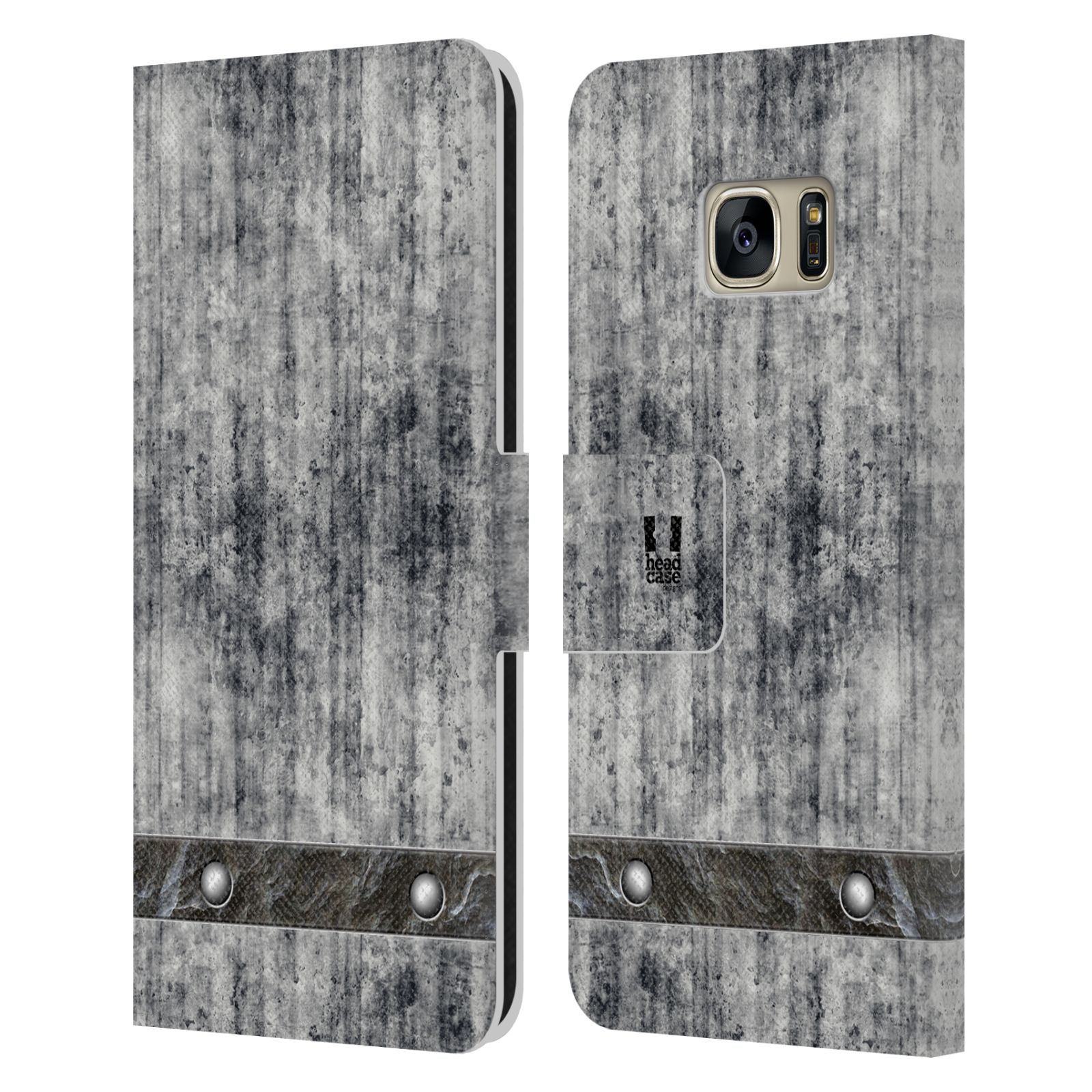 Pouzdro pro mobil Samsung Galaxy S7 - Stavební textura šedý beton