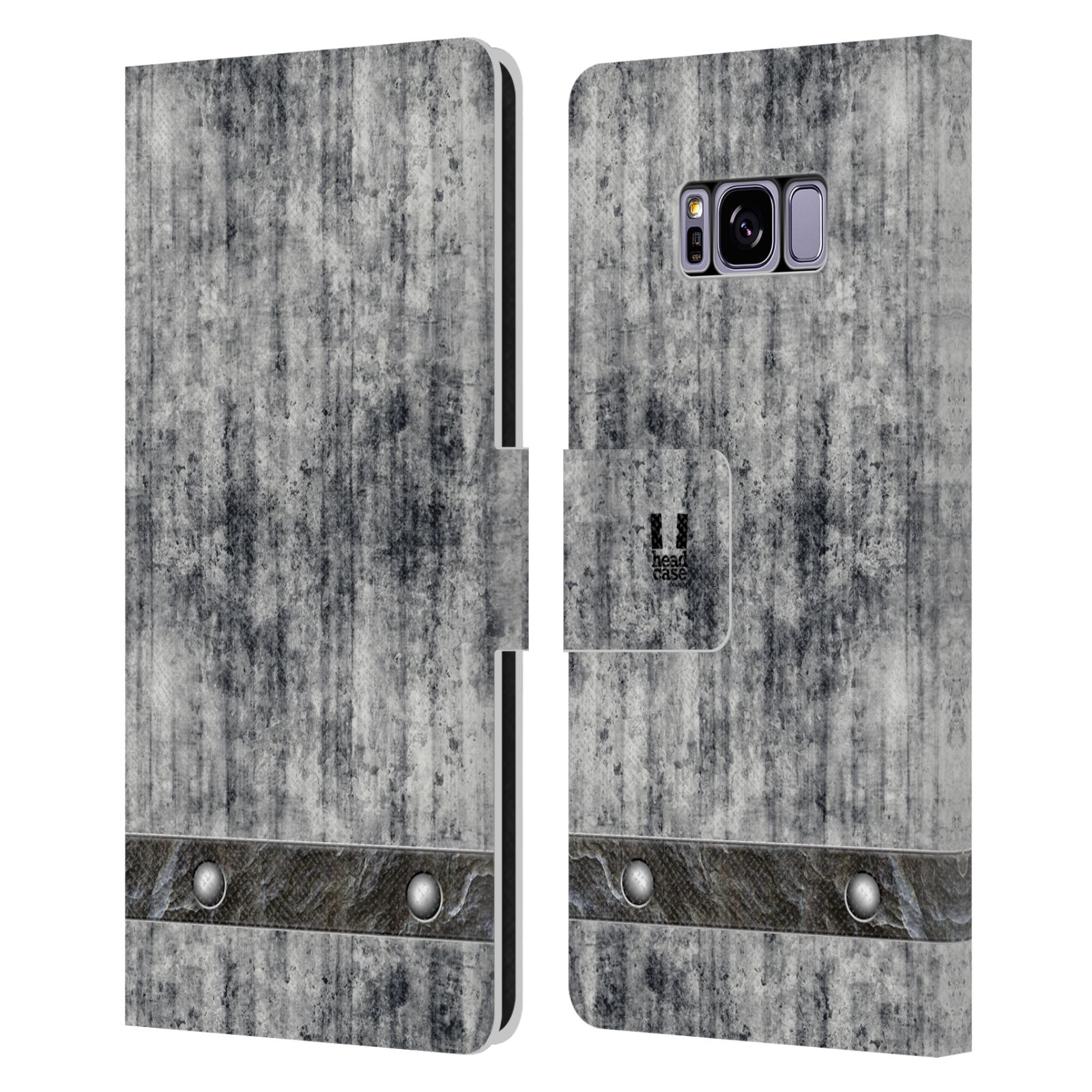 Pouzdro pro mobil Samsung Galaxy S8 - Stavební textura šedý beton