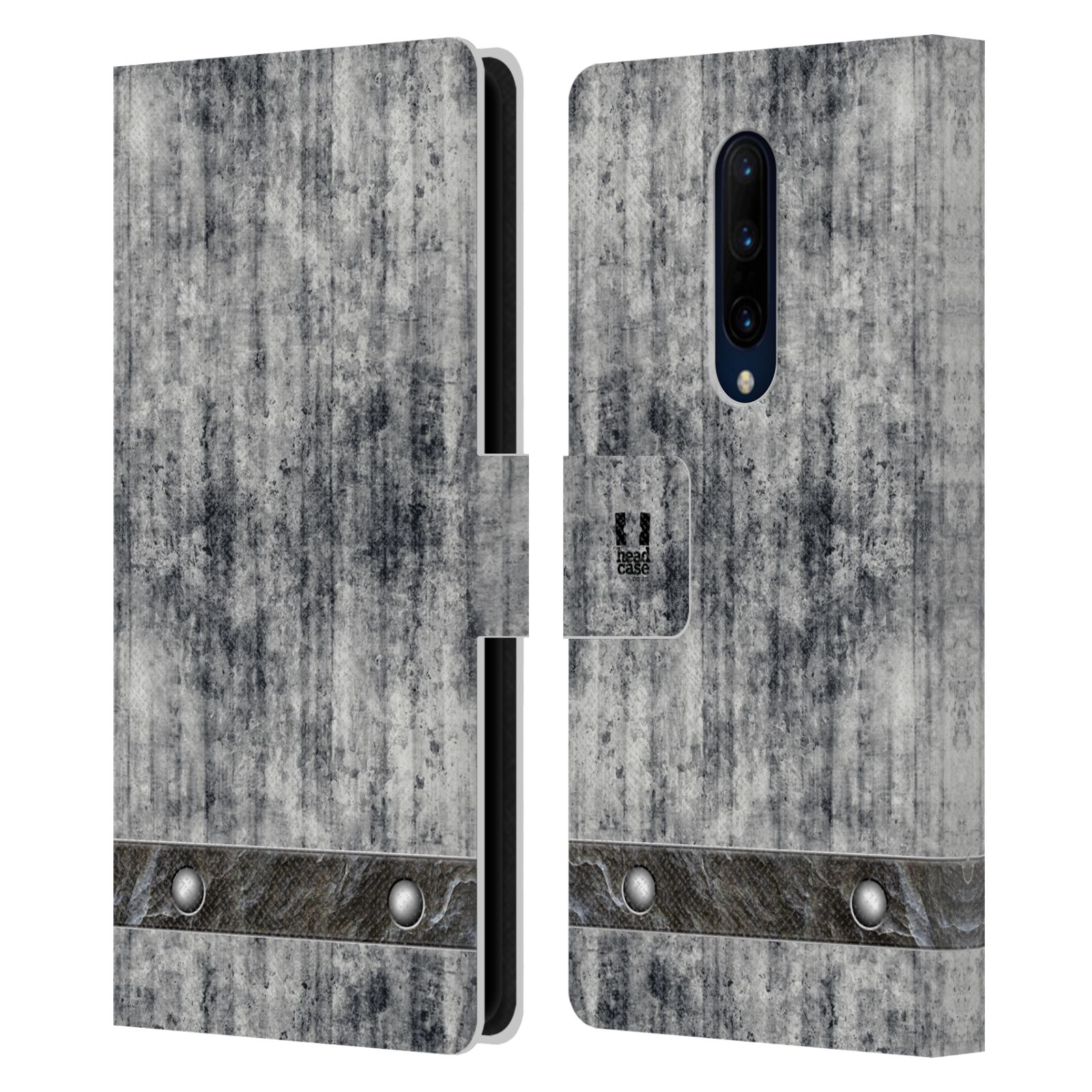 Pouzdro pro mobil OnePlus 7 PRO  - Stavební textura šedý beton