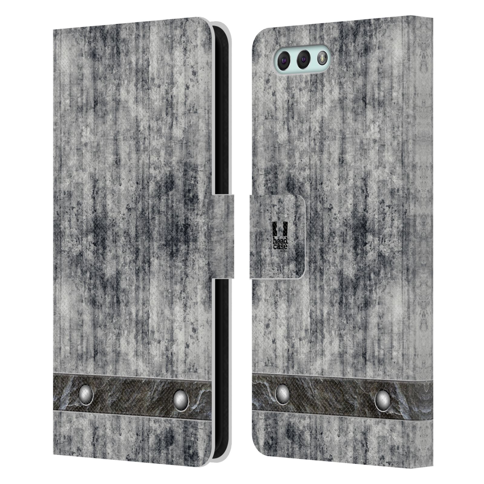 Pouzdro pro mobil Asus Zenfone 4 ZE554KL  - Stavební textura šedý beton
