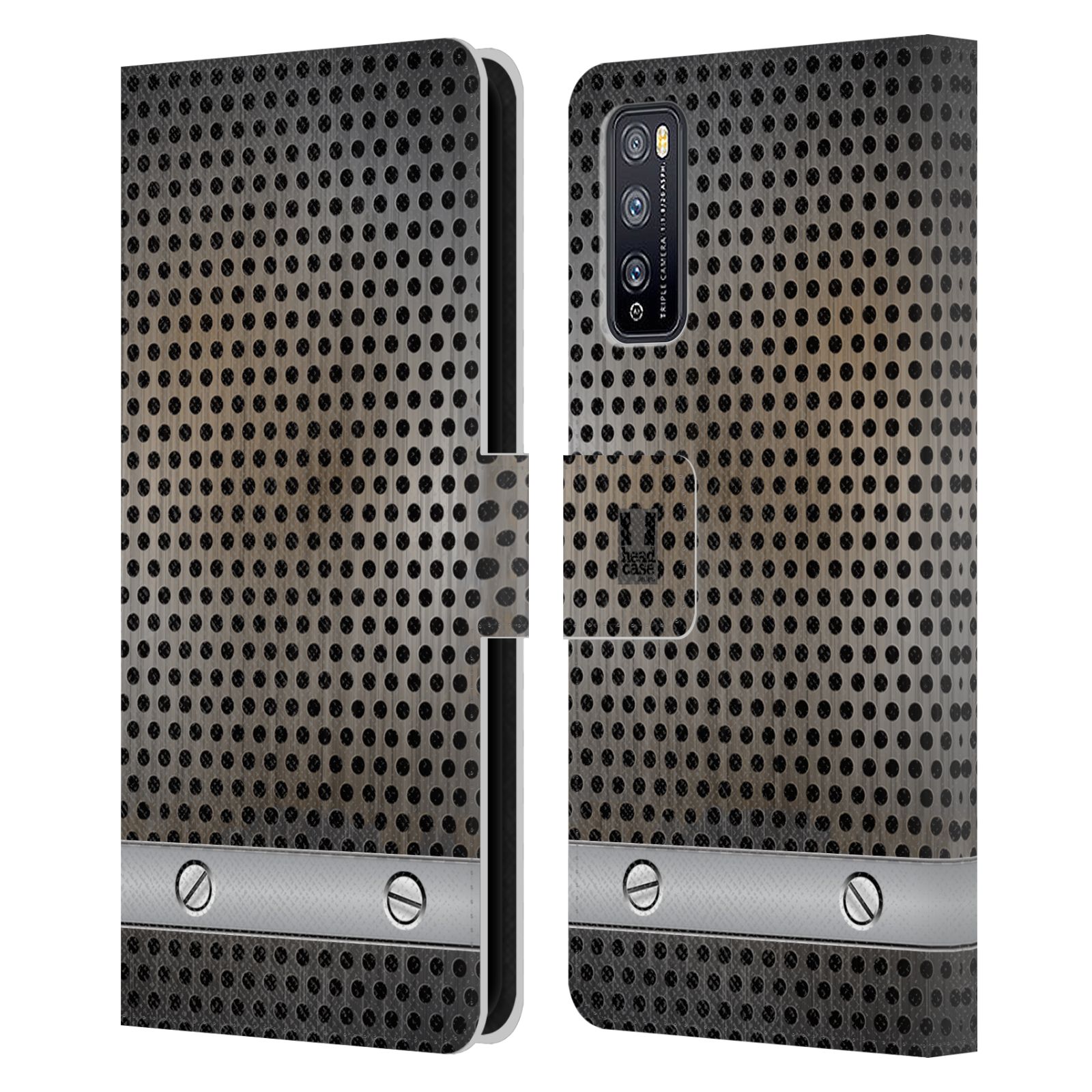 Pouzdro pro mobil Huawei Enjoy Z 5G - Stavební textura plech