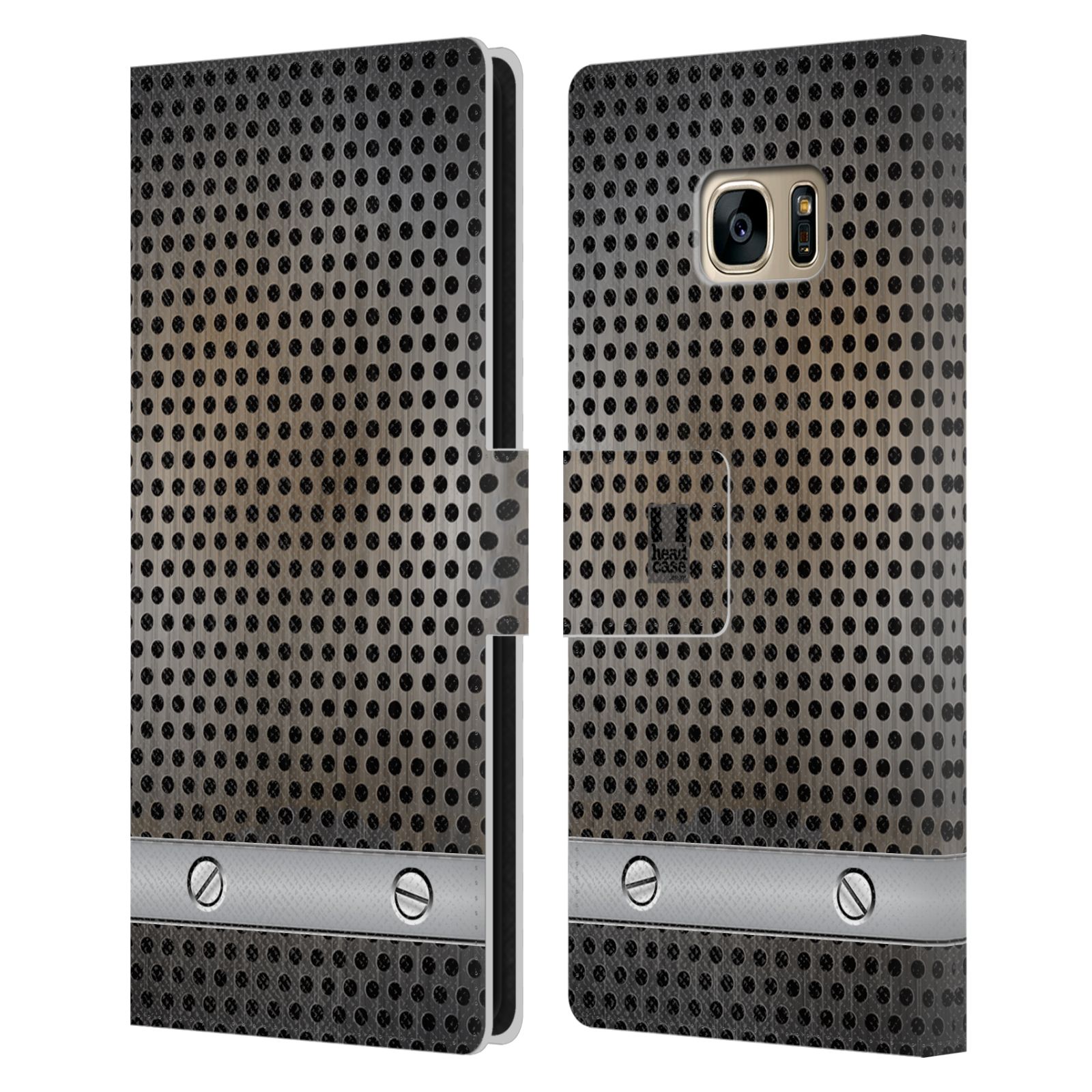 Pouzdro pro mobil Samsung Galaxy S7 EDGE - Stavební textura plech