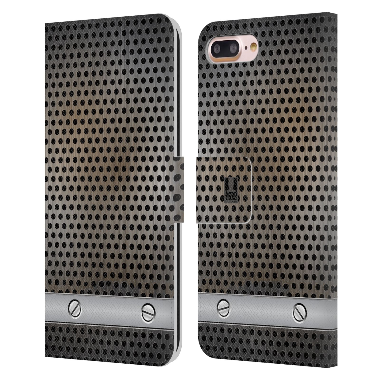 Pouzdro pro mobil Apple Iphone 7+/8+ - Stavební textura plech