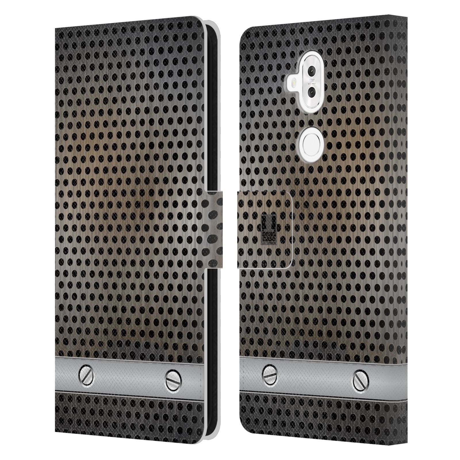 Pouzdro pro mobil Asus Zenfone 5 Lite ZC600KL  - Stavební textura plech