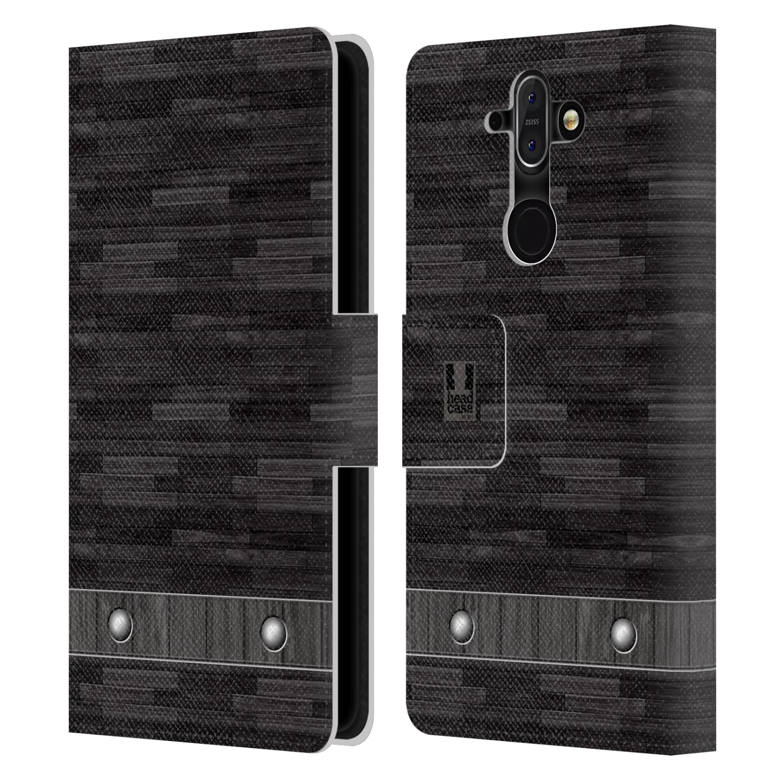 Pouzdro pro mobil Nokia 8 Sirocco - Stavební textura dřevo kaskády