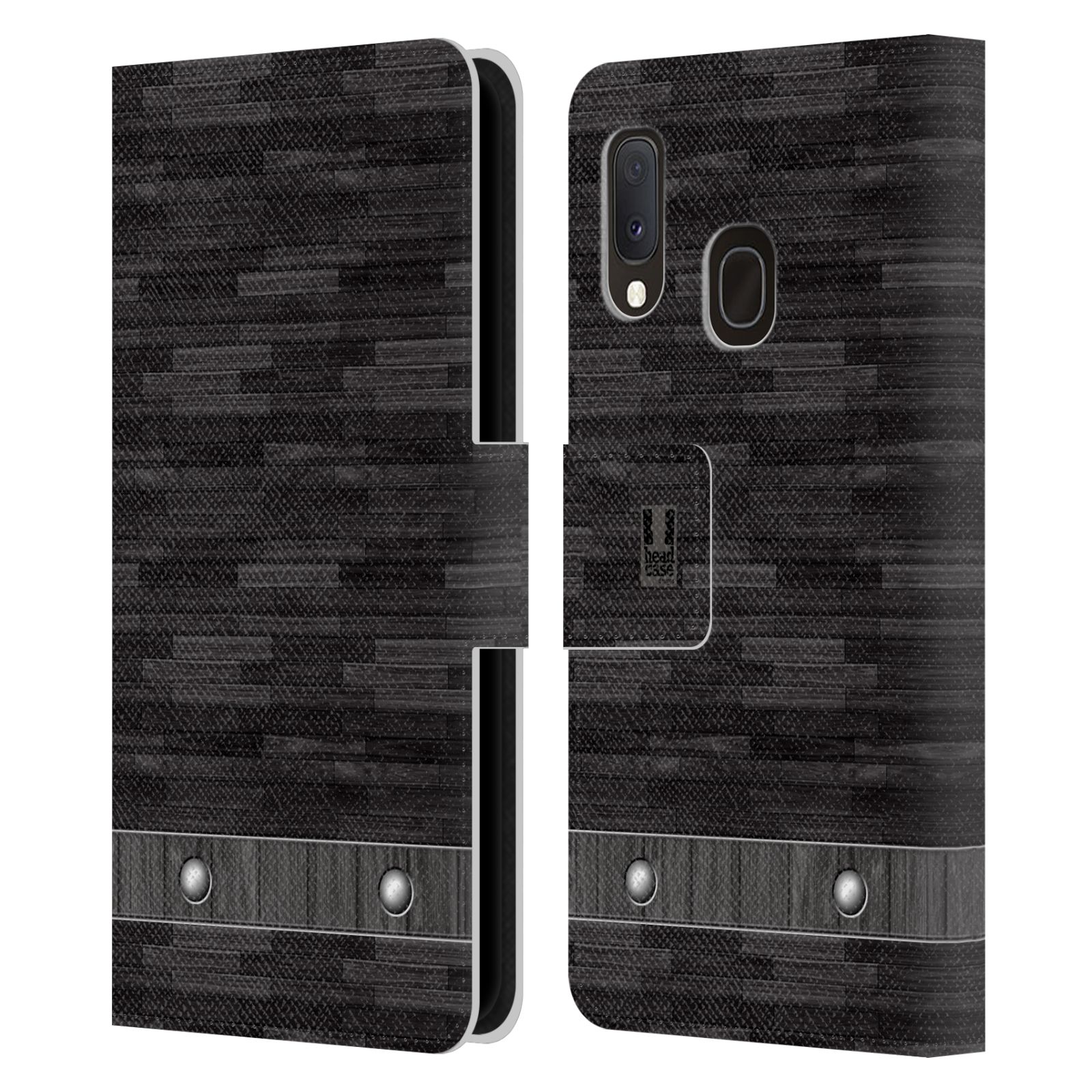 Pouzdro pro mobil Samsung Galaxy A20E - Stavební textura dřevo kaskády