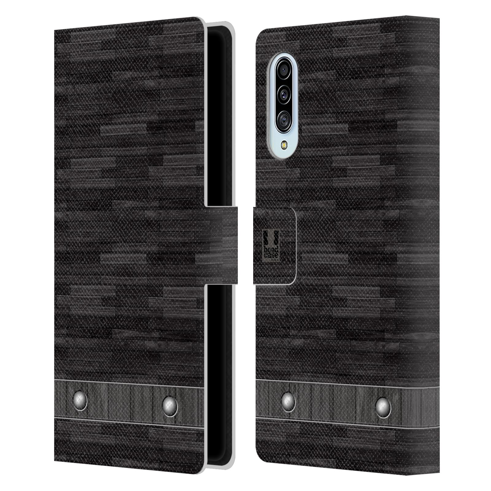 Pouzdro pro mobil Samsung Galaxy A90 5G  - Stavební textura dřevo kaskády