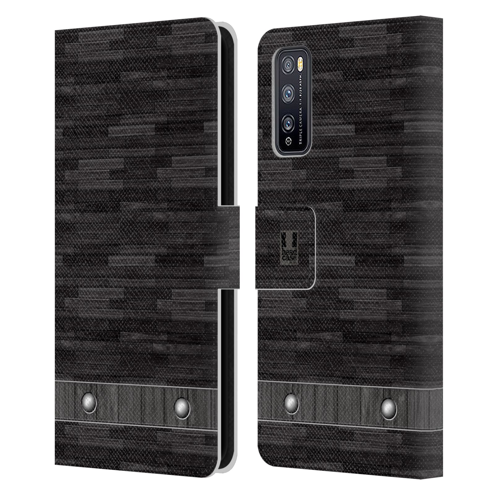 Pouzdro pro mobil Huawei Enjoy Z 5G - Stavební textura dřevo kaskády