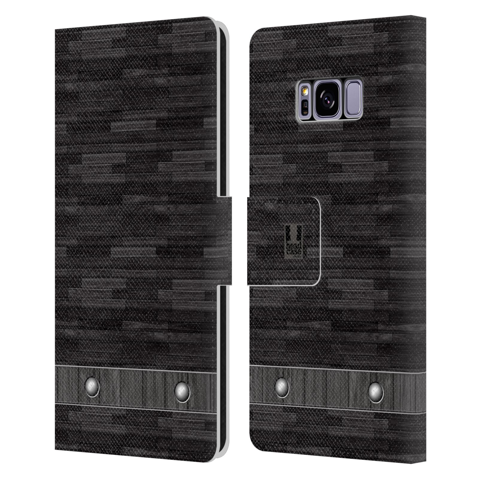 Pouzdro pro mobil Samsung Galaxy S8 - Stavební textura dřevo kaskády