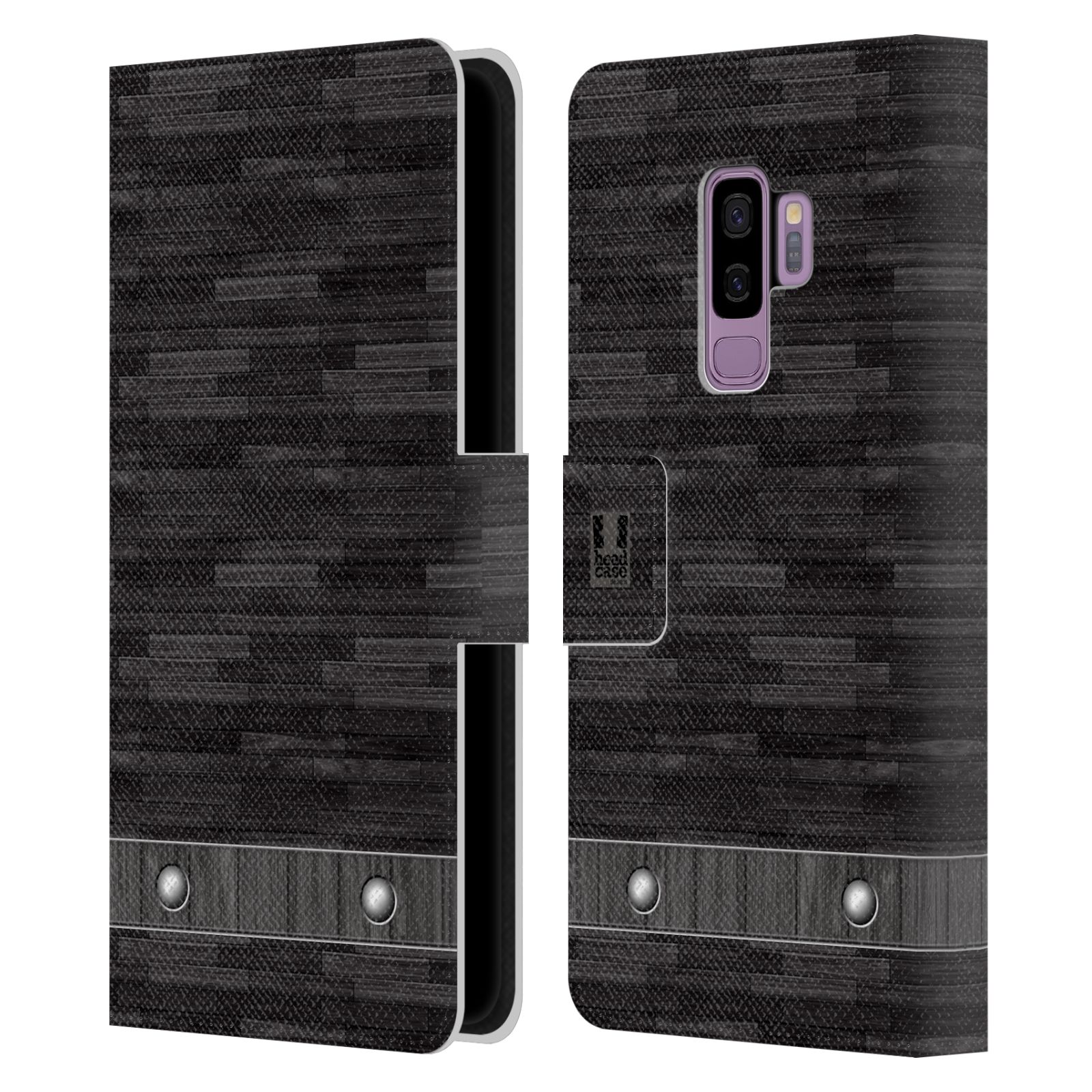 Pouzdro pro mobil Samsung Galaxy S9+ / S9 PLUS - Stavební textura dřevo kaskády