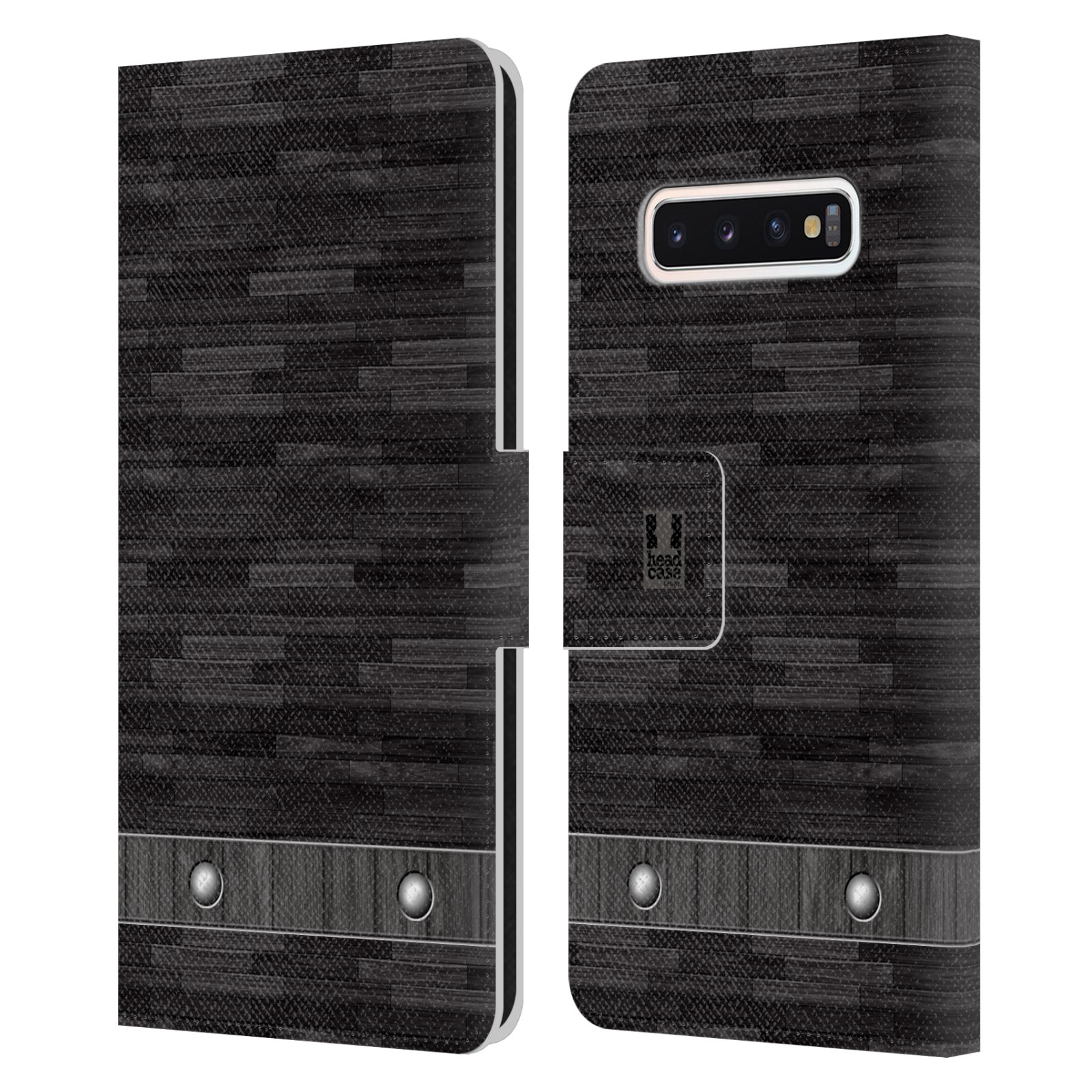 Pouzdro pro mobil Samsung Galaxy S10 - Stavební textura dřevo kaskády
