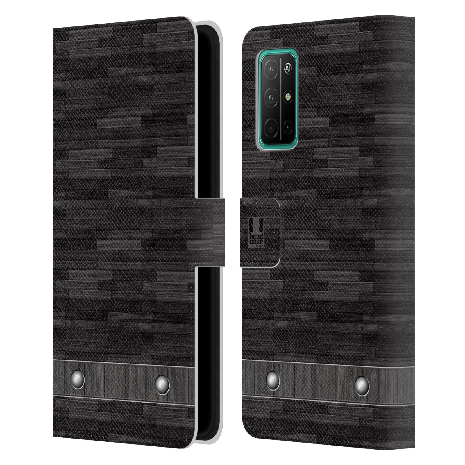 Pouzdro pro mobil Honor 30s - Stavební textura dřevo kaskády