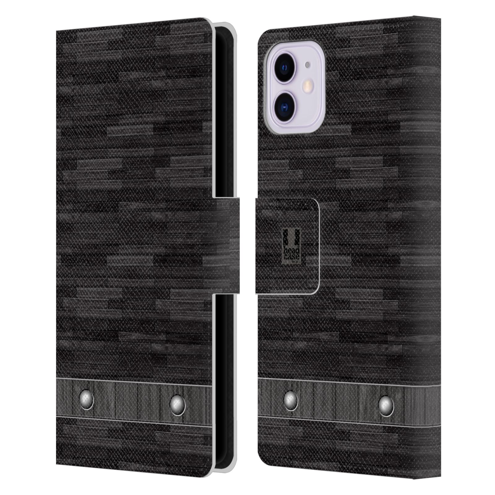 Pouzdro pro mobil Apple Iphone 11 - Stavební textura dřevo kaskády