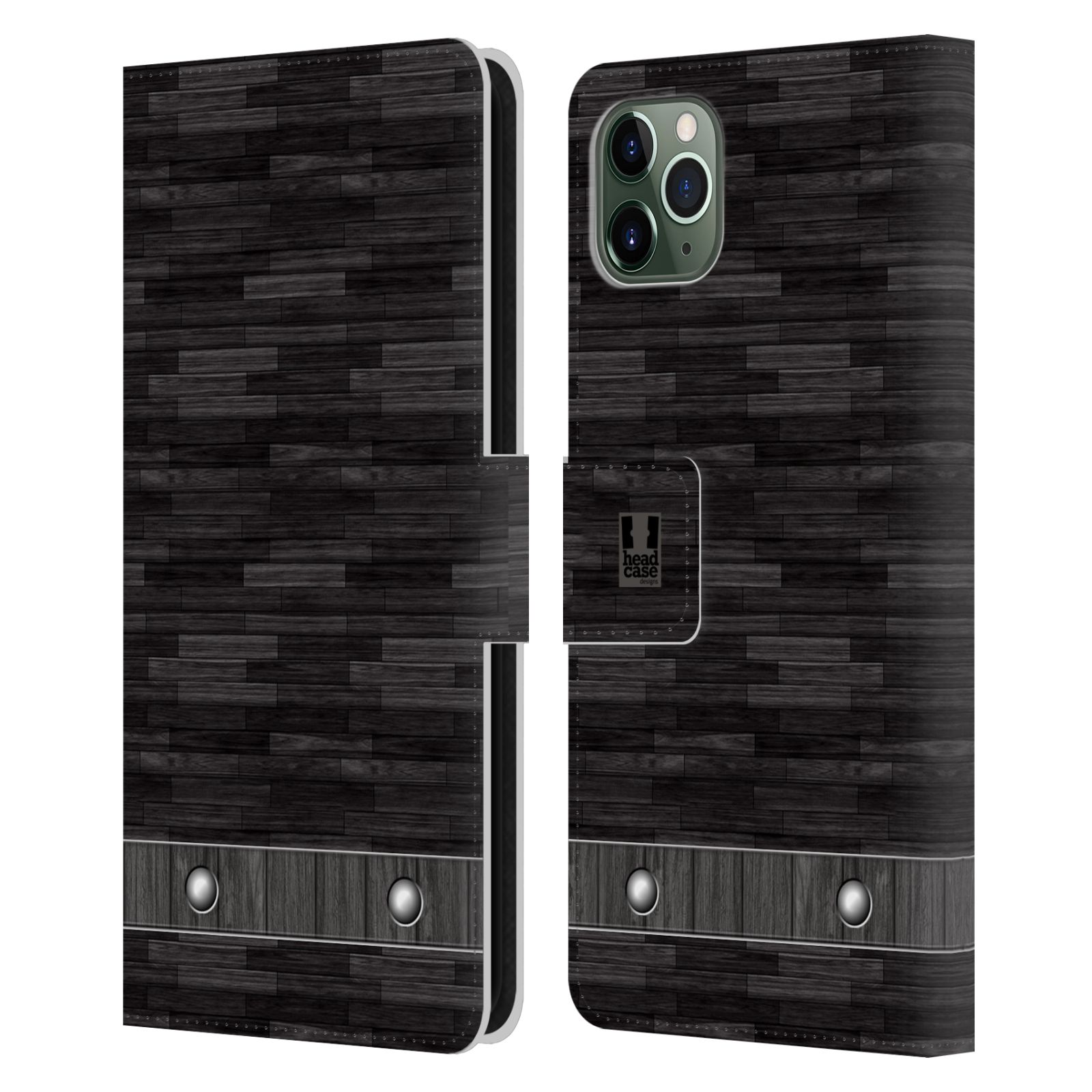 Pouzdro pro mobil Apple Iphone 11 Pro Max - Stavební textura dřevo kaskády