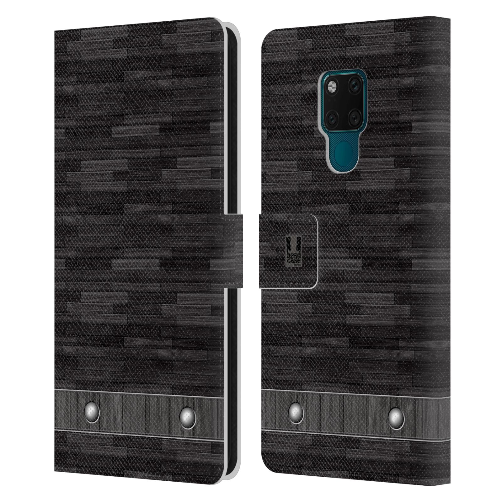 Pouzdro pro mobil Huawei Mate 20X 5G - Stavební textura dřevo kaskády