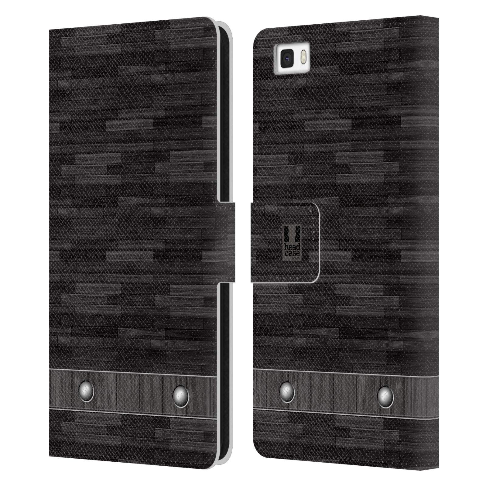 Pouzdro pro mobil Huawei P8 LITE - Stavební textura dřevo kaskády