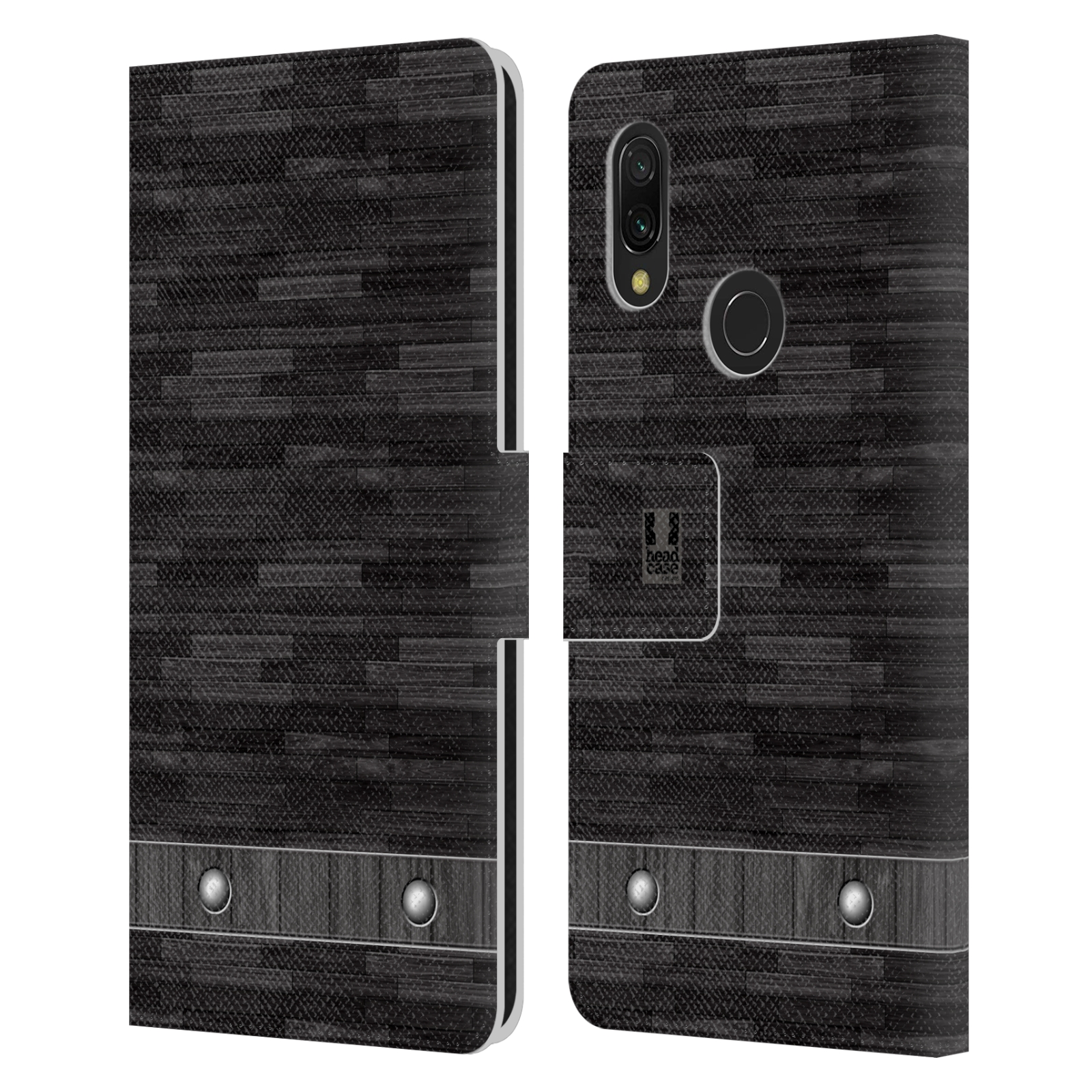 Pouzdro pro mobil Xiaomi Redmi 7  - Stavební textura dřevo kaskády