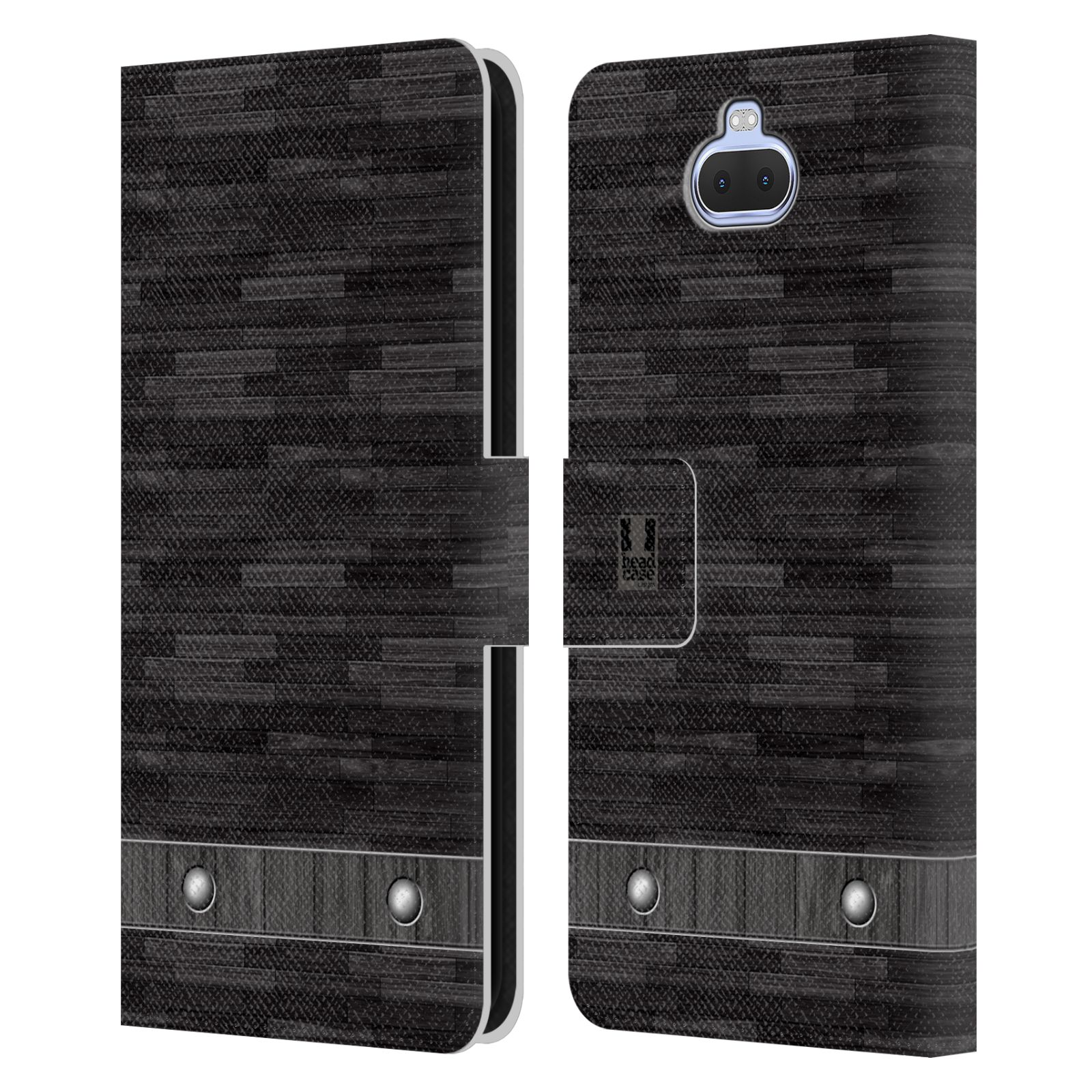 Pouzdro pro mobil Sony Xperia 10 / Xperia XA3  - Stavební textura dřevo kaskády