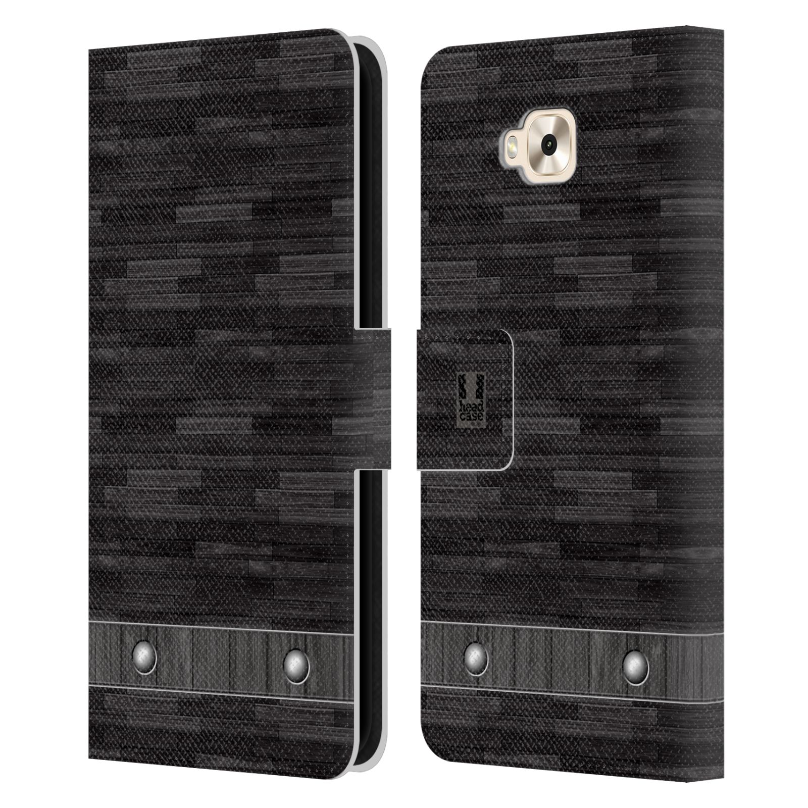 Pouzdro pro mobil Asus Zenfone 4 Selfie ZD553KL  - Stavební textura dřevo kaskády