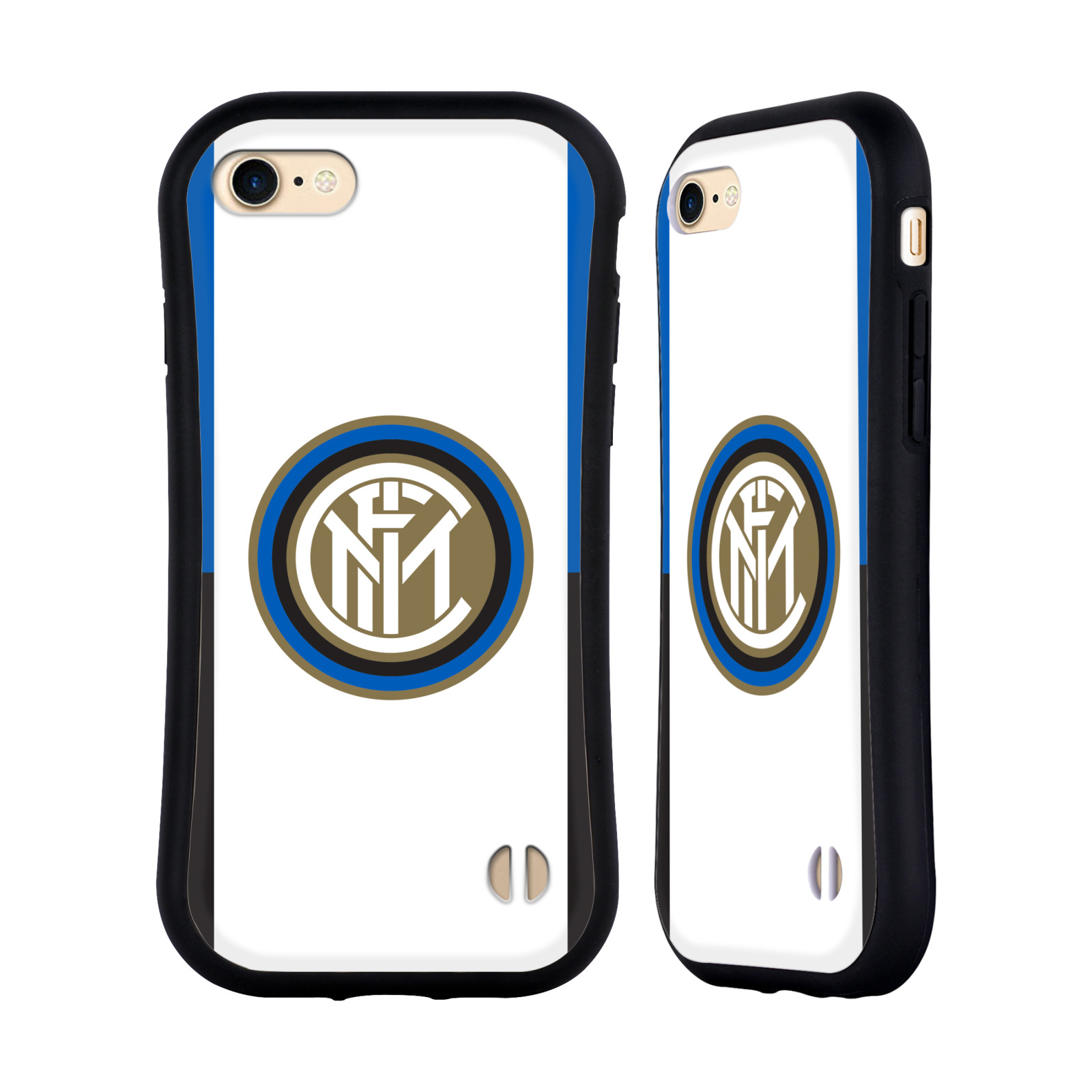 HEAD CASE odolný obal na mobil Apple Iphone 8 Fotbalový klub Inter Milán dres znak bílá