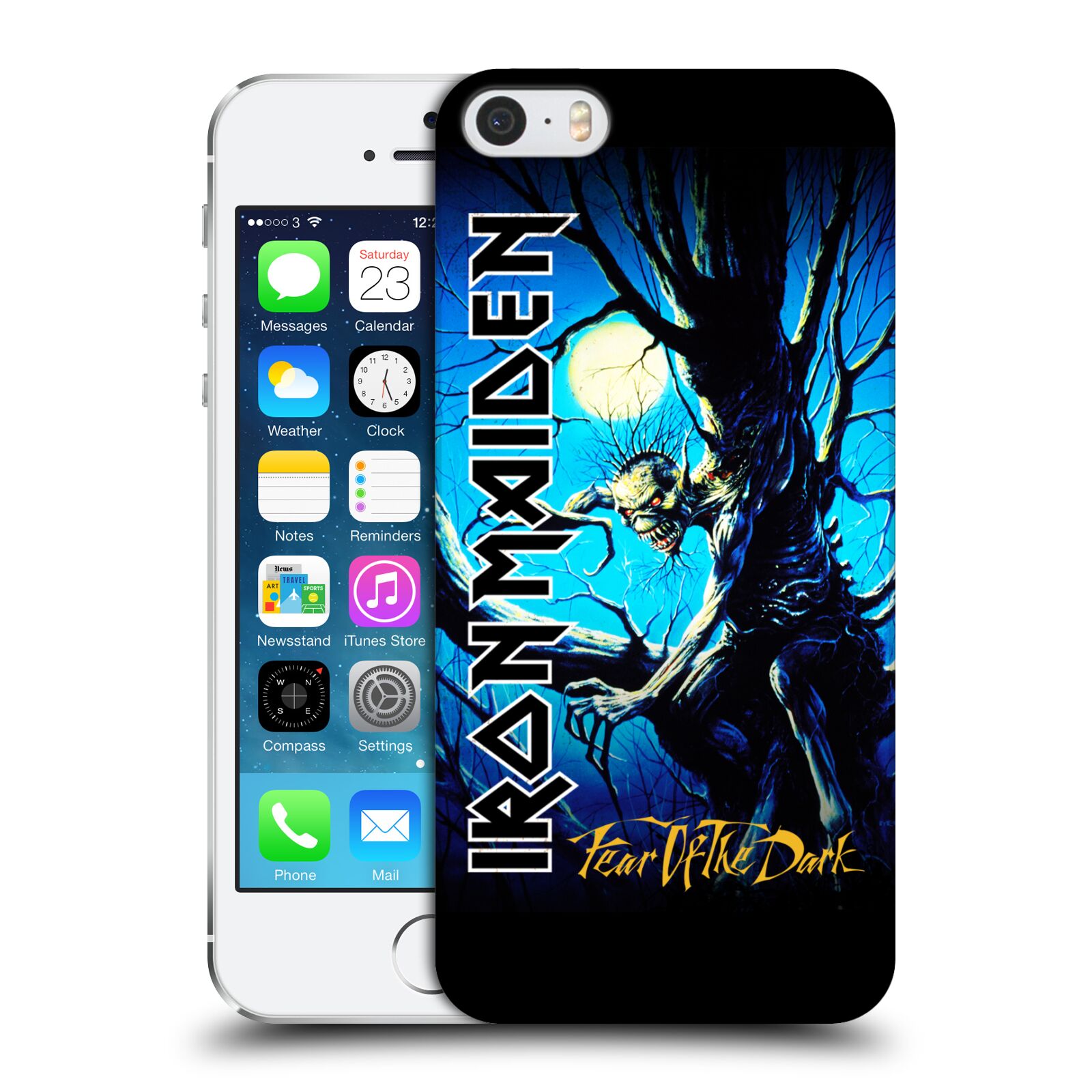 Zadní obal pro mobil Apple Iphone 5/5S/SE 2015 - HEAD CASE - Iron Maiden - Fear Of The Dark