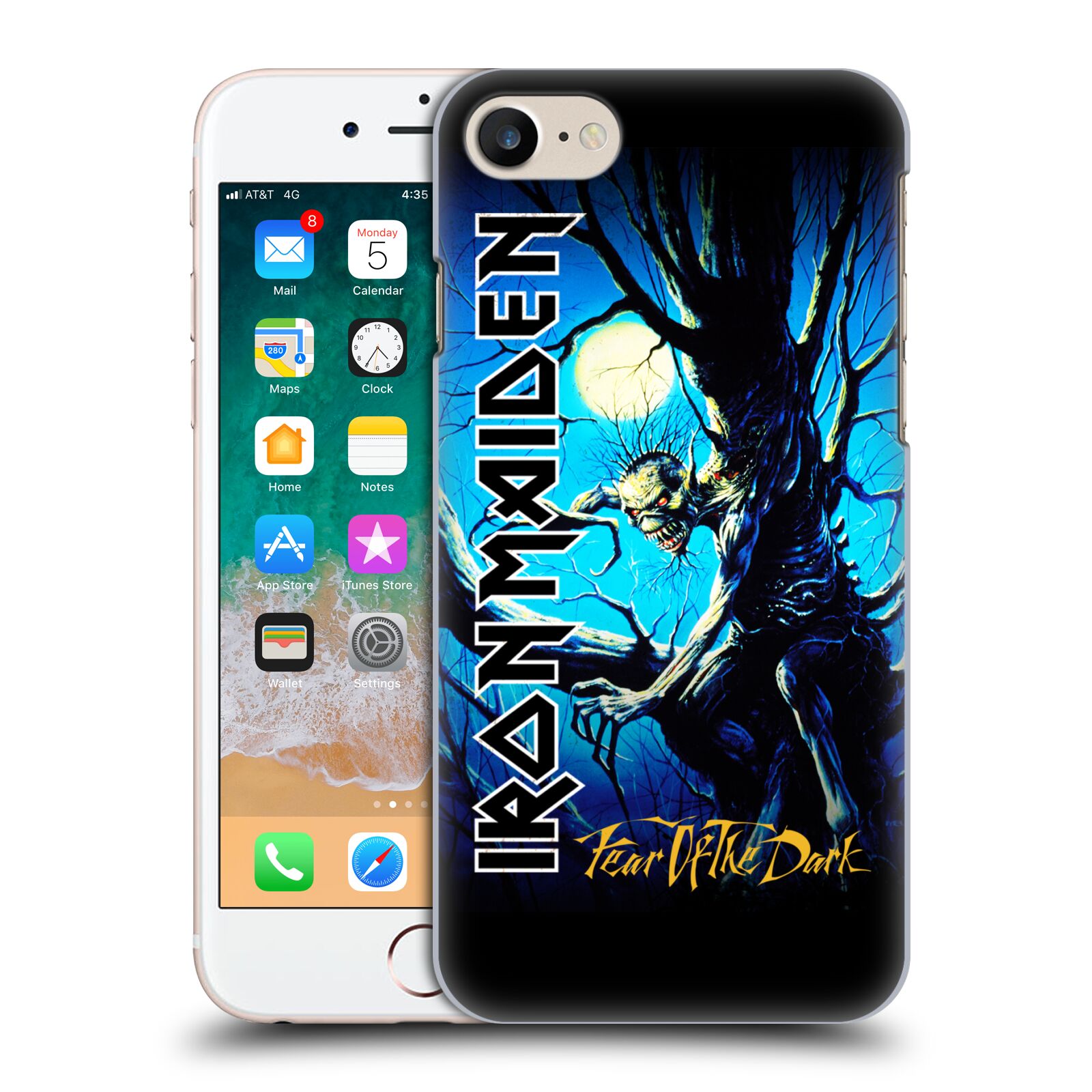 Zadní obal pro mobil Apple Iphone 7/8/SE2020 - HEAD CASE - Iron Maiden - Fear Of The Dark