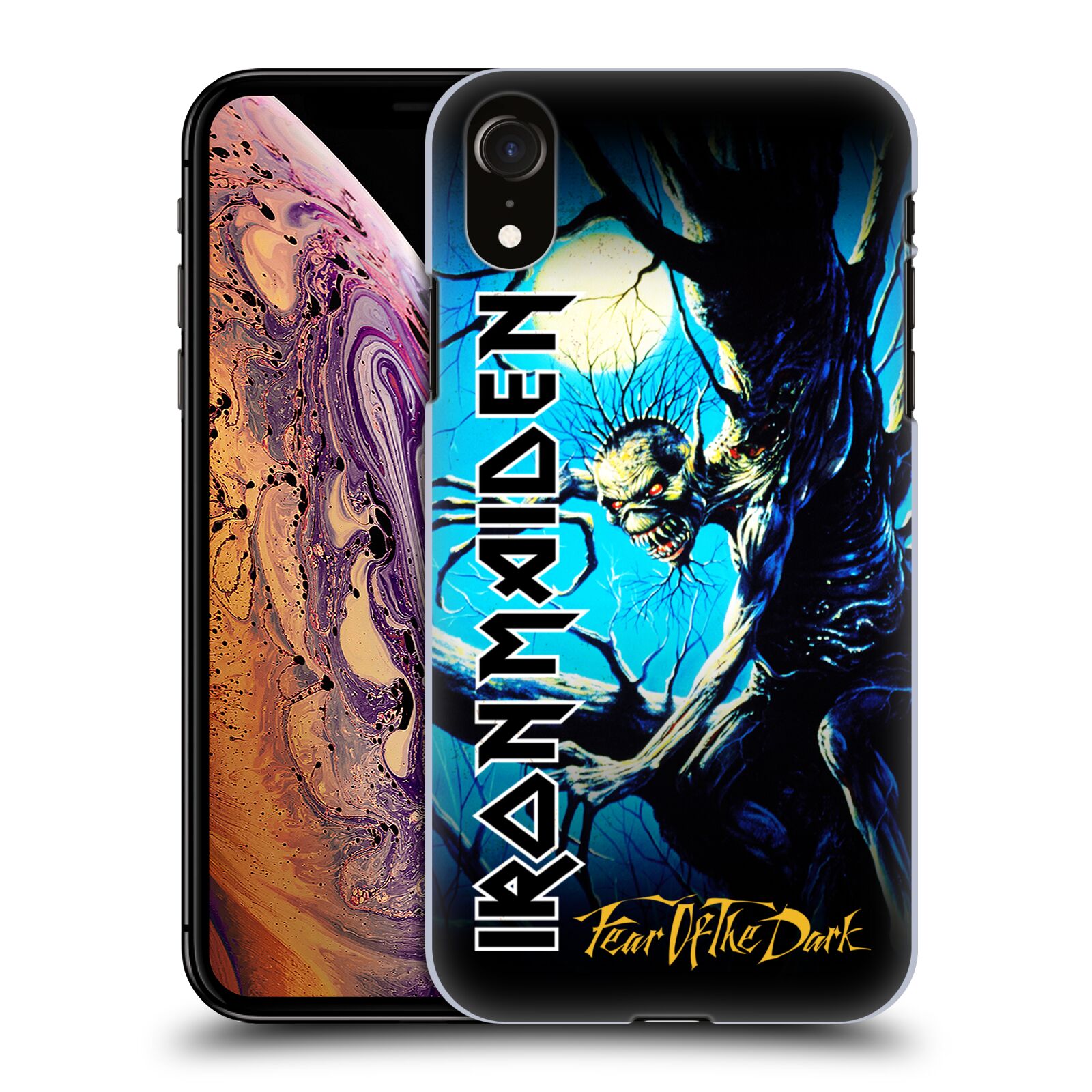 Zadní obal pro mobil Apple Iphone XR - HEAD CASE - Iron Maiden - Fear Of The Dark