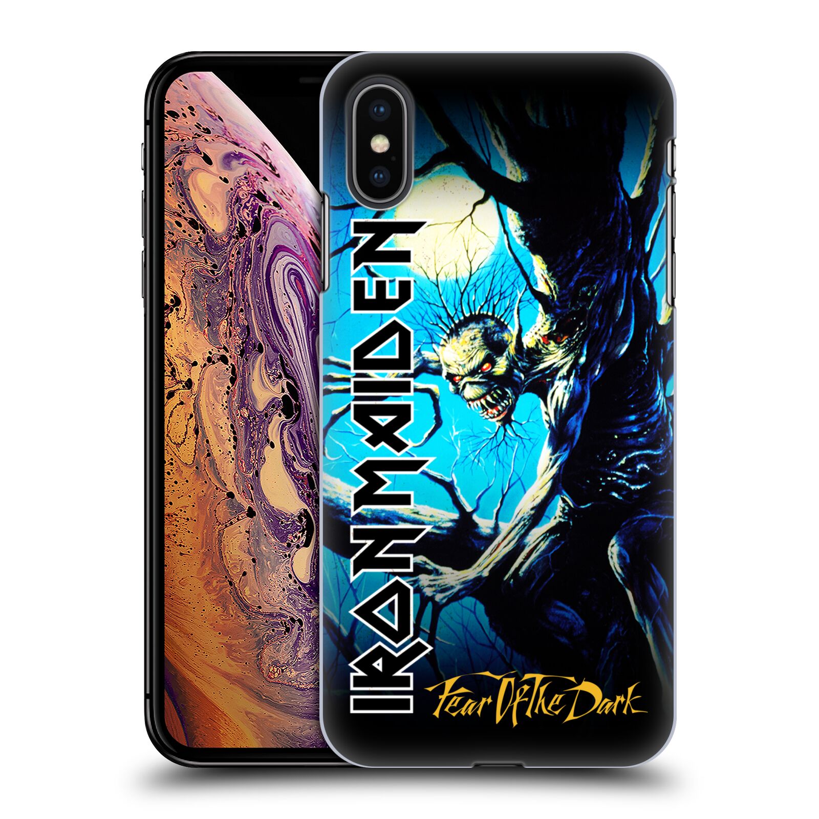 Zadní obal pro mobil Apple Iphone XS MAX - HEAD CASE - Iron Maiden - Fear Of The Dark