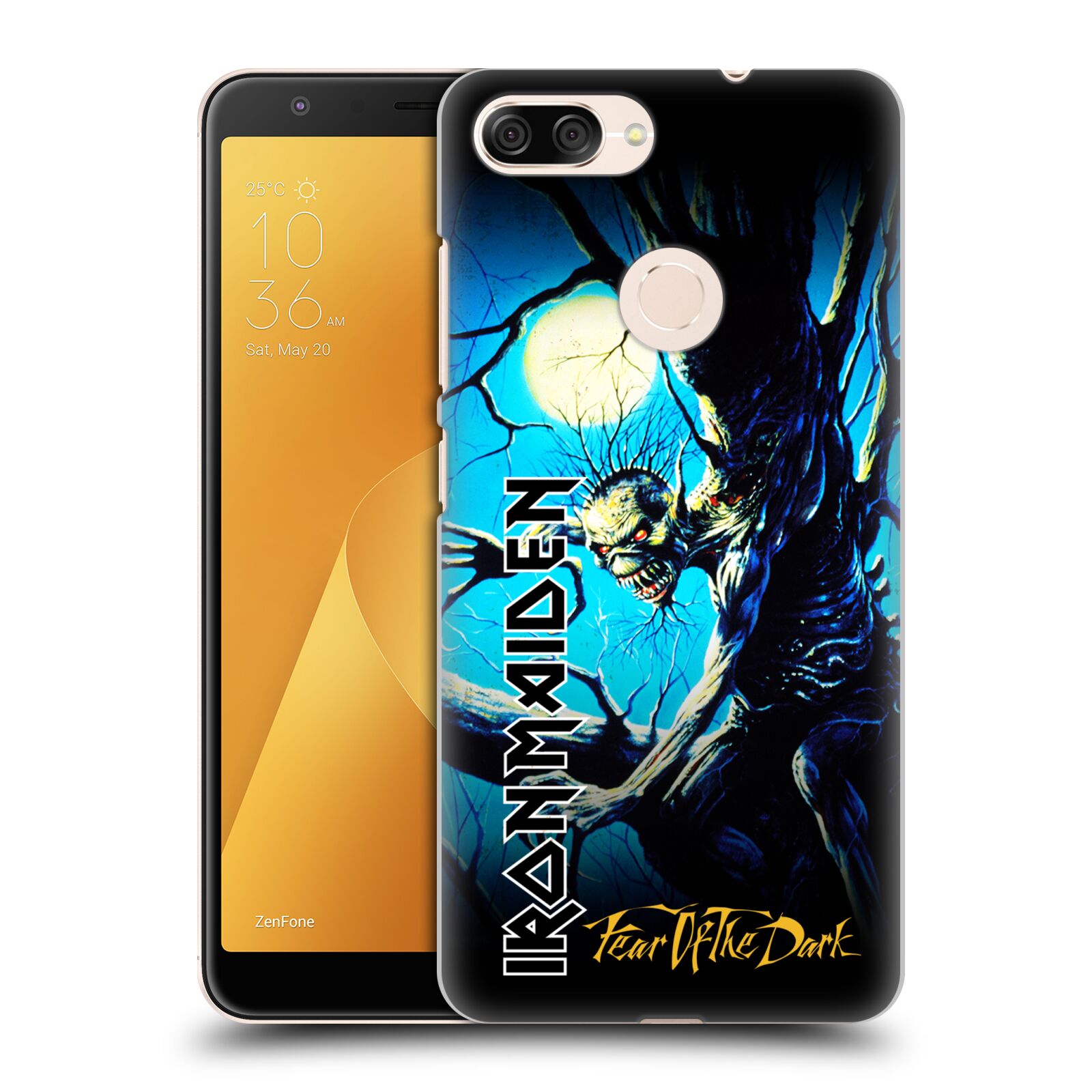 Zadní obal pro mobil Asus Zenfone Max Plus (M1) - HEAD CASE - Iron Maiden - Fear Of The Dark