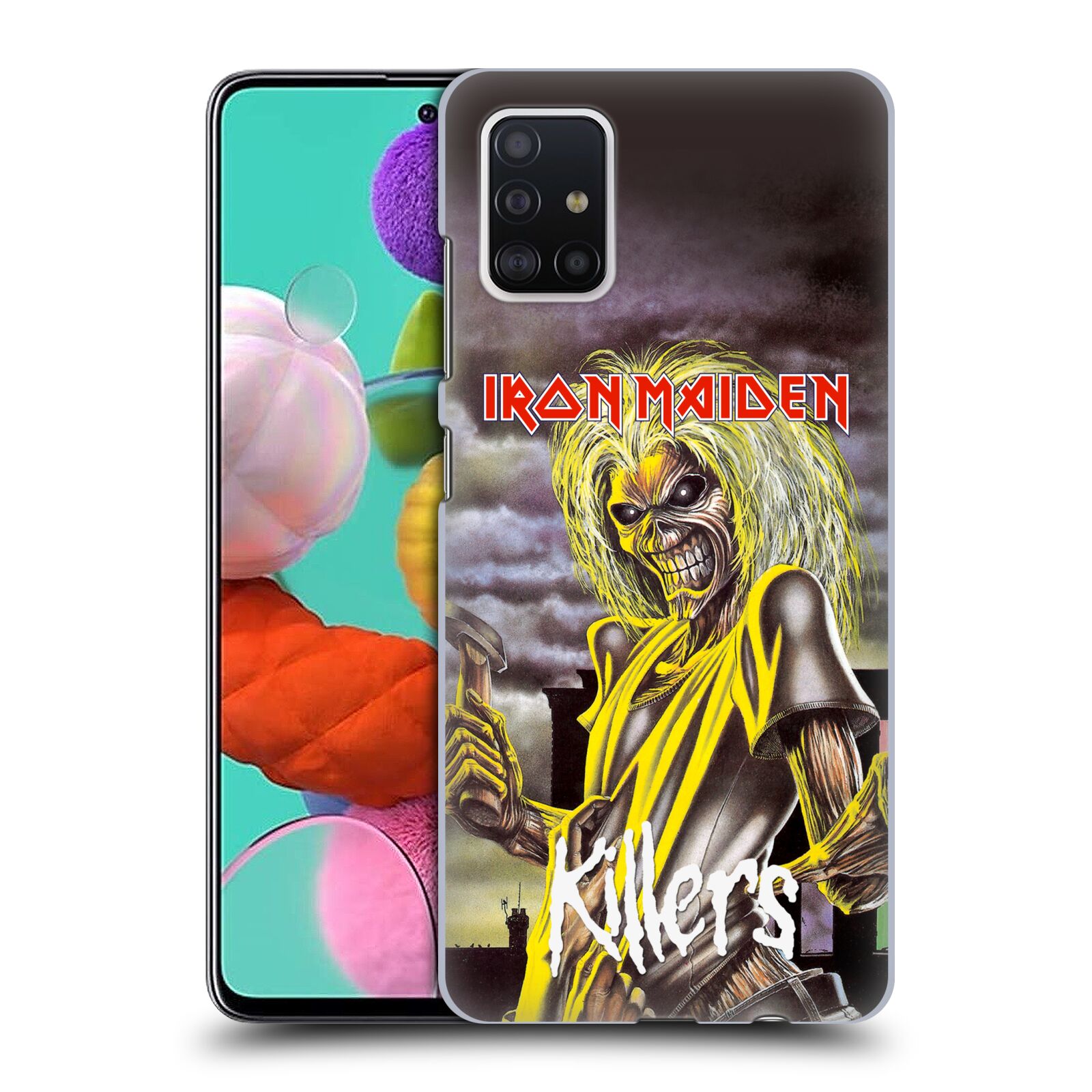 Pouzdro na mobil Samsung Galaxy A51 - HEAD CASE - Heavymetalová skupina Iron Maiden Killers