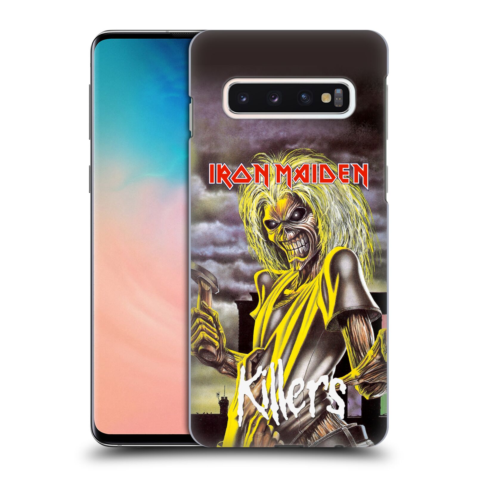 Pouzdro na mobil Samsung Galaxy S10 - HEAD CASE - Heavymetalová skupina Iron Maiden Killers