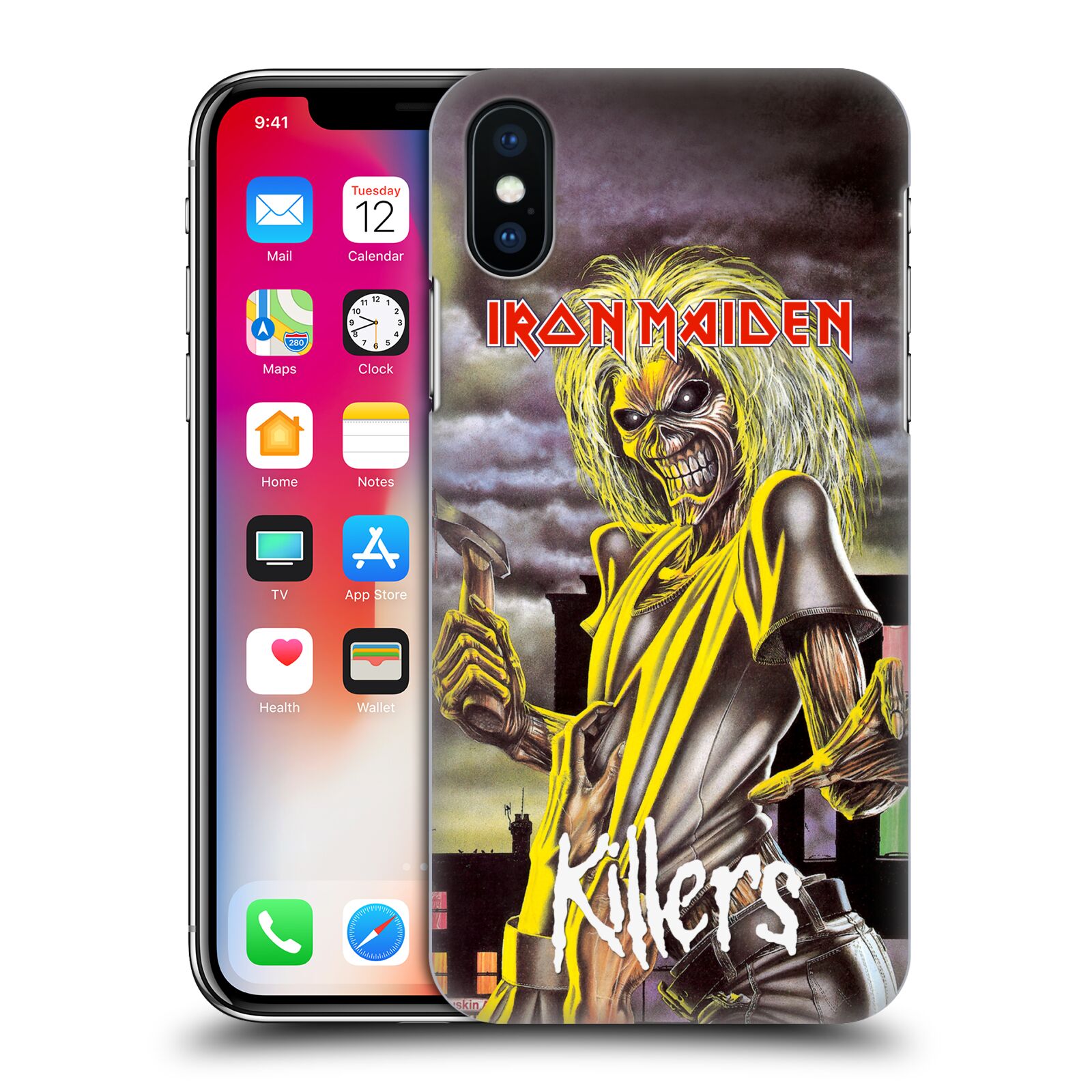 HEAD CASE plastový obal na mobil Apple Iphone X / XS Heavymetalová skupina Iron Maiden Killers