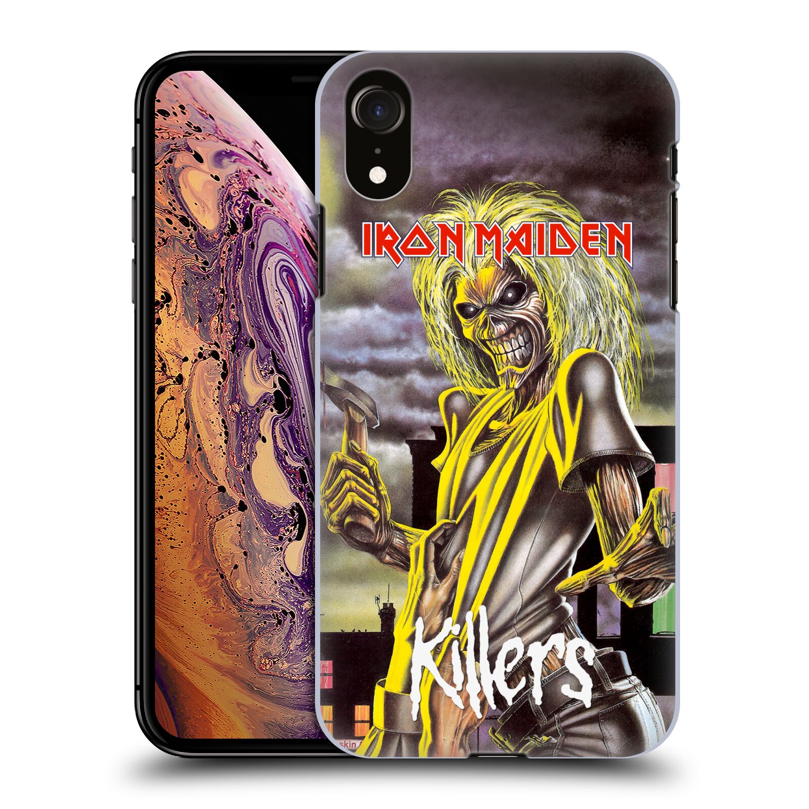 HEAD CASE plastový obal na mobil Apple Iphone XR Heavymetalová skupina Iron Maiden Killers