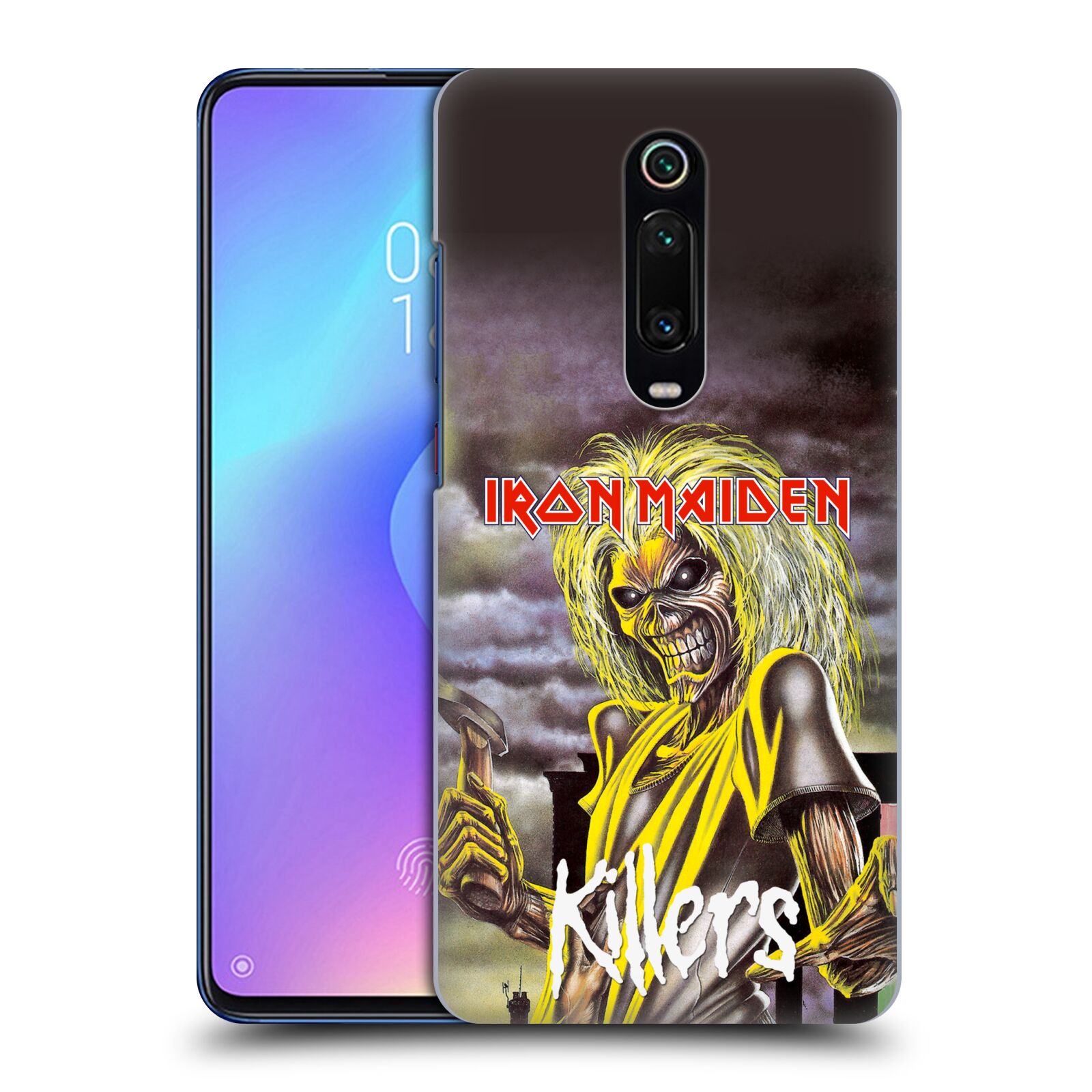 Pouzdro na mobil Xiaomi Mi 9T PRO - HEAD CASE - Heavymetalová skupina Iron Maiden Killers