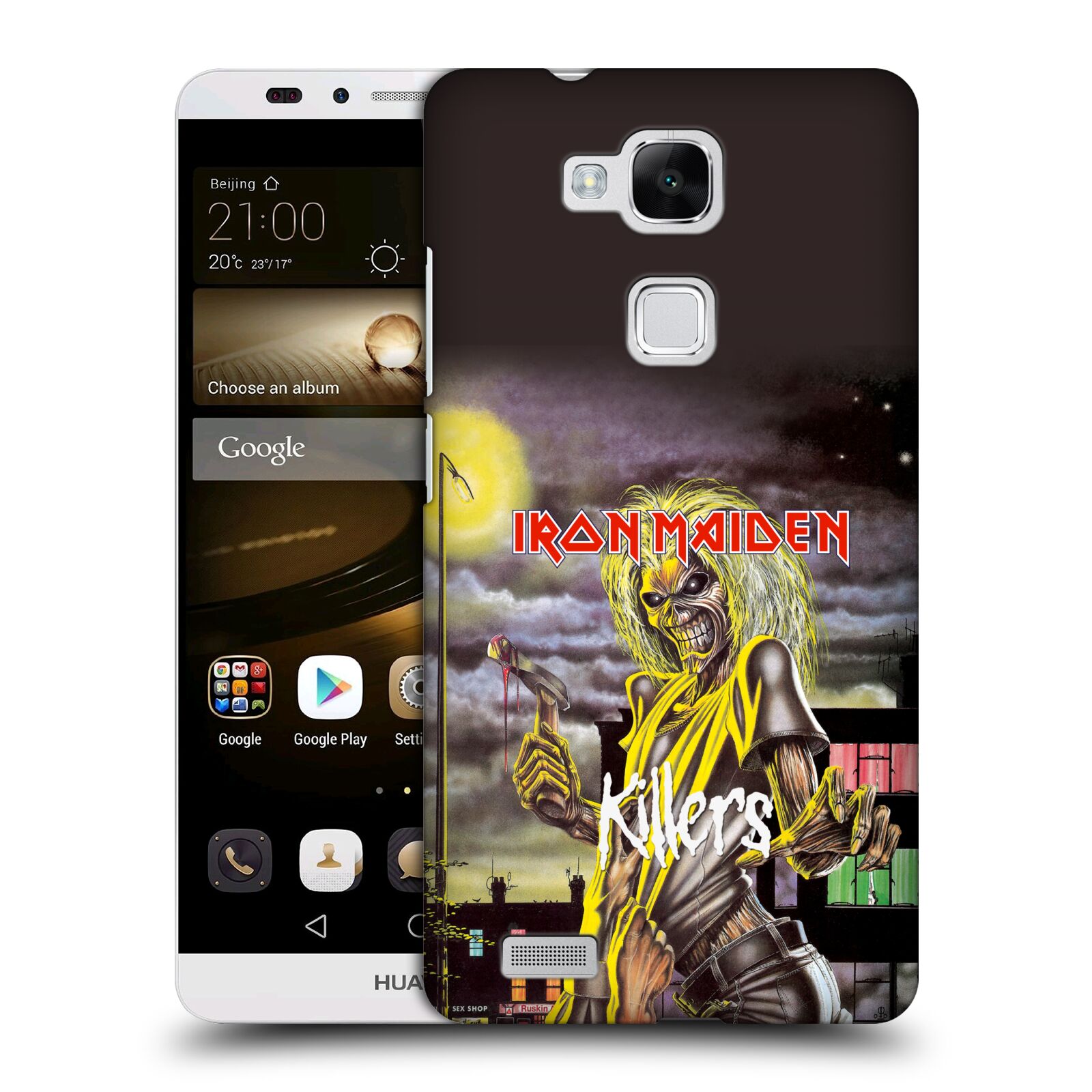 HEAD CASE plastový obal na mobil Huawei Mate 7 Heavymetalová skupina Iron Maiden Killers