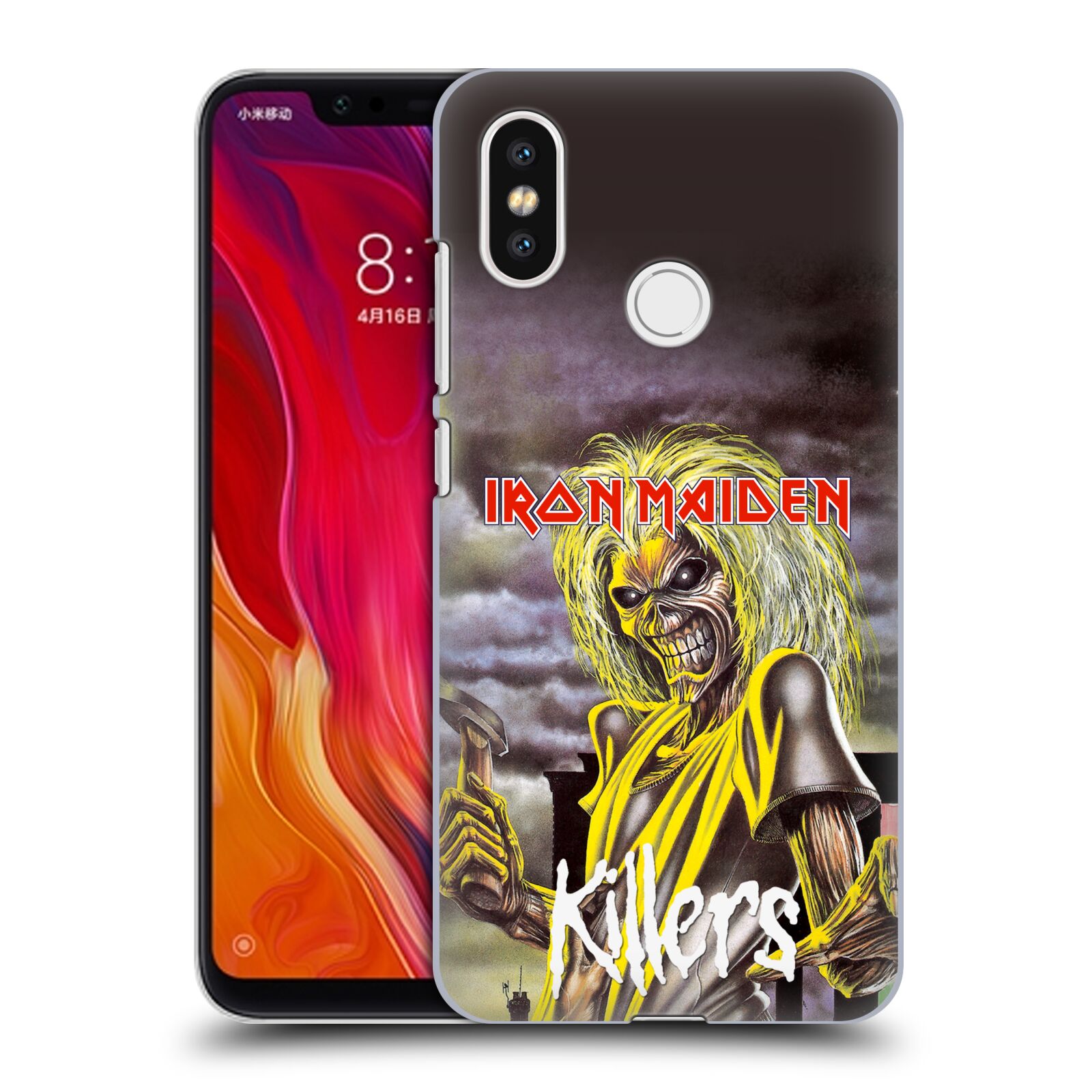 HEAD CASE plastový obal na mobil Xiaomi Mi 8 Heavymetalová skupina Iron Maiden Killers