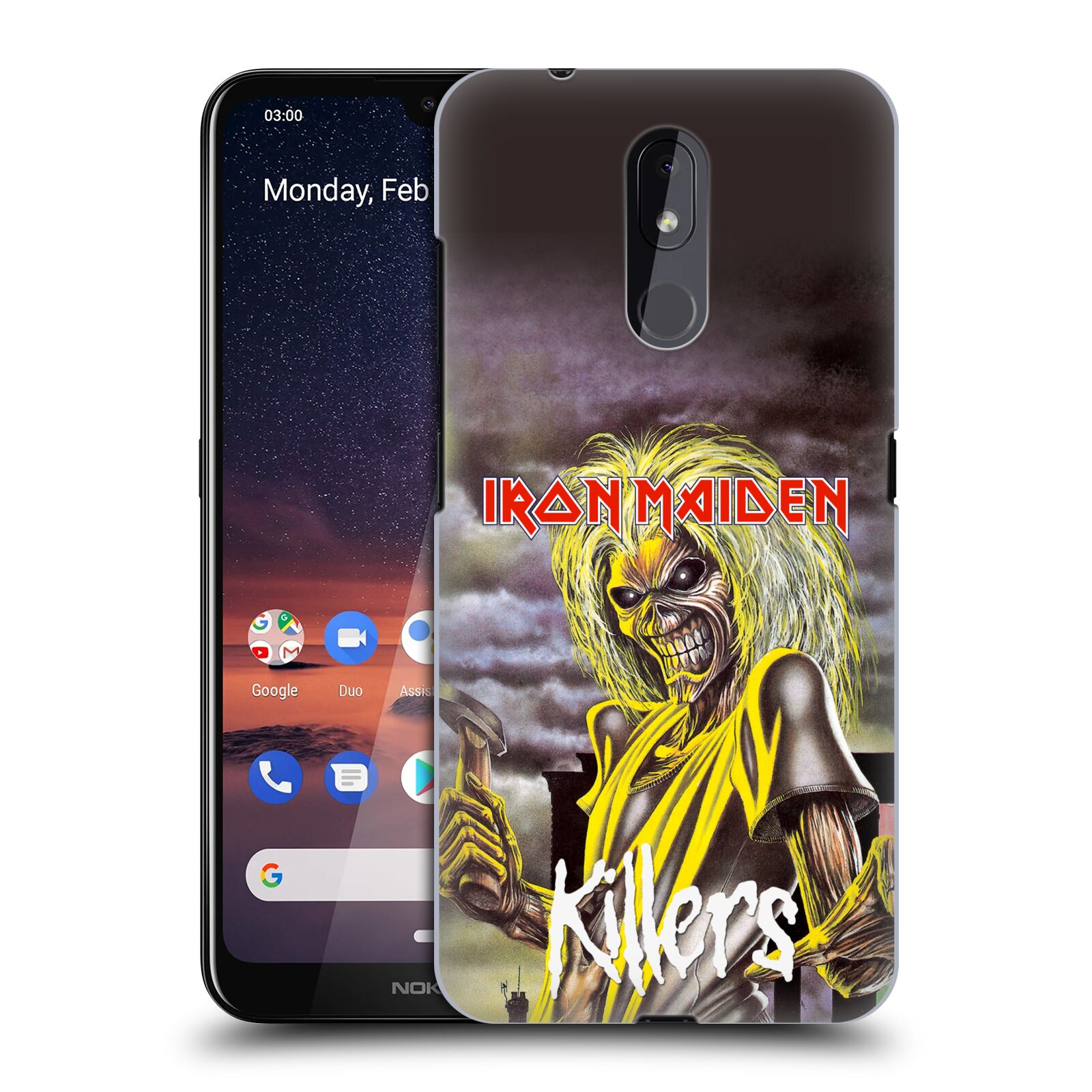 Pouzdro na mobil Nokia 3.2 - HEAD CASE - Heavymetalová skupina Iron Maiden Killers